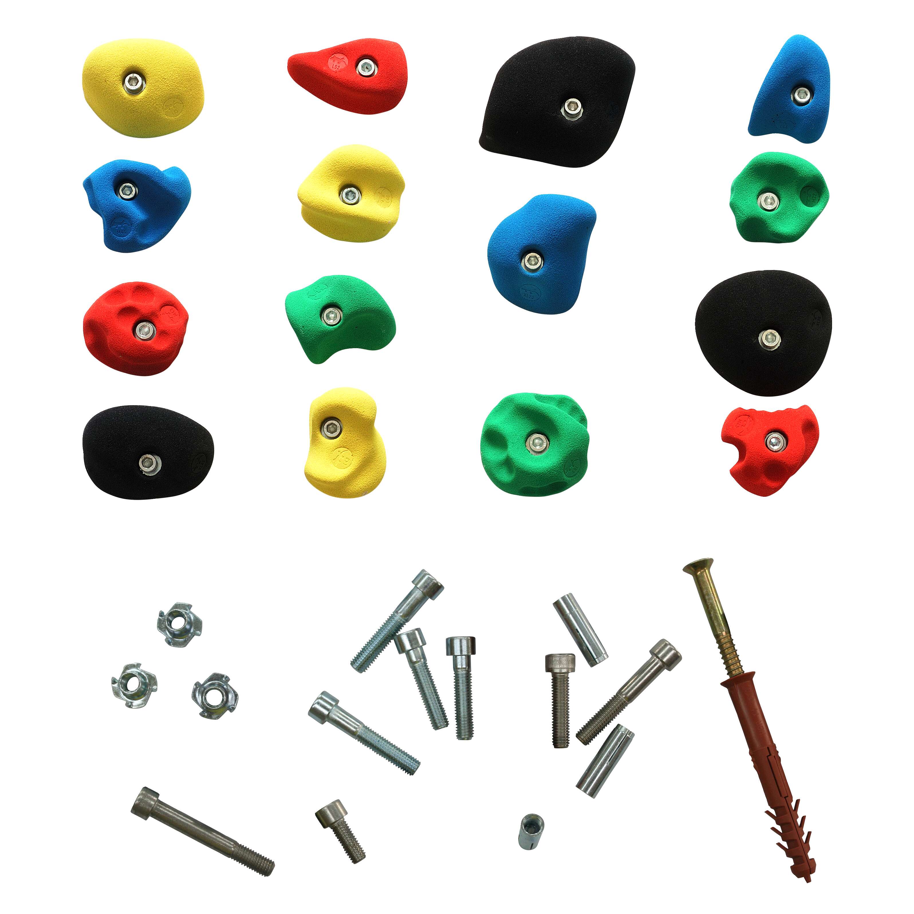 "Klettergriff-Set ""Leicht"", Mit Befestigungsmaterial für Betonwand, Set A" Unkategorisiert online kaufen