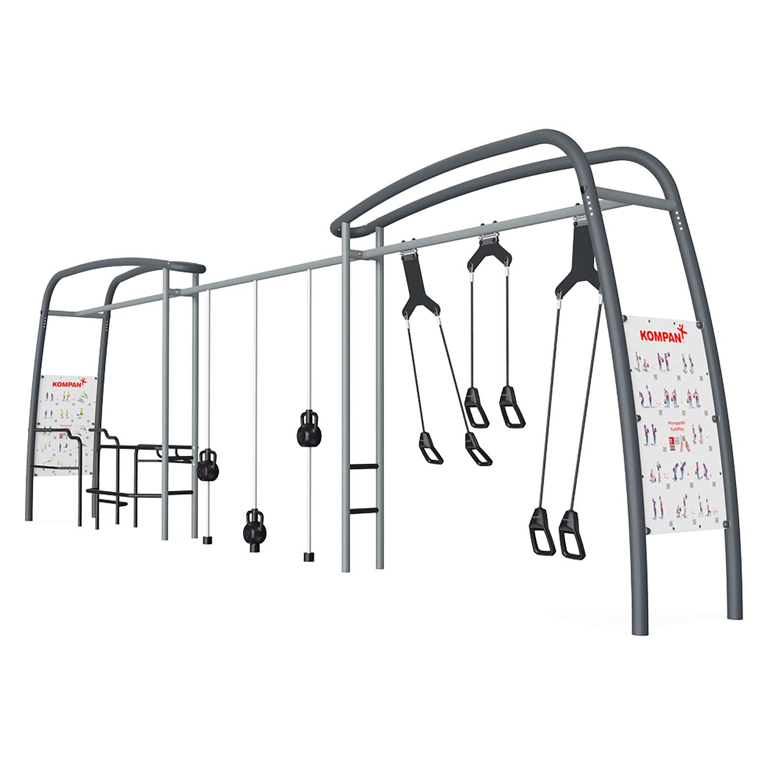 Kompan Outdoor-Fitness-Station "Crosstraining-Kombi 2" Unkategorisiert online kaufen