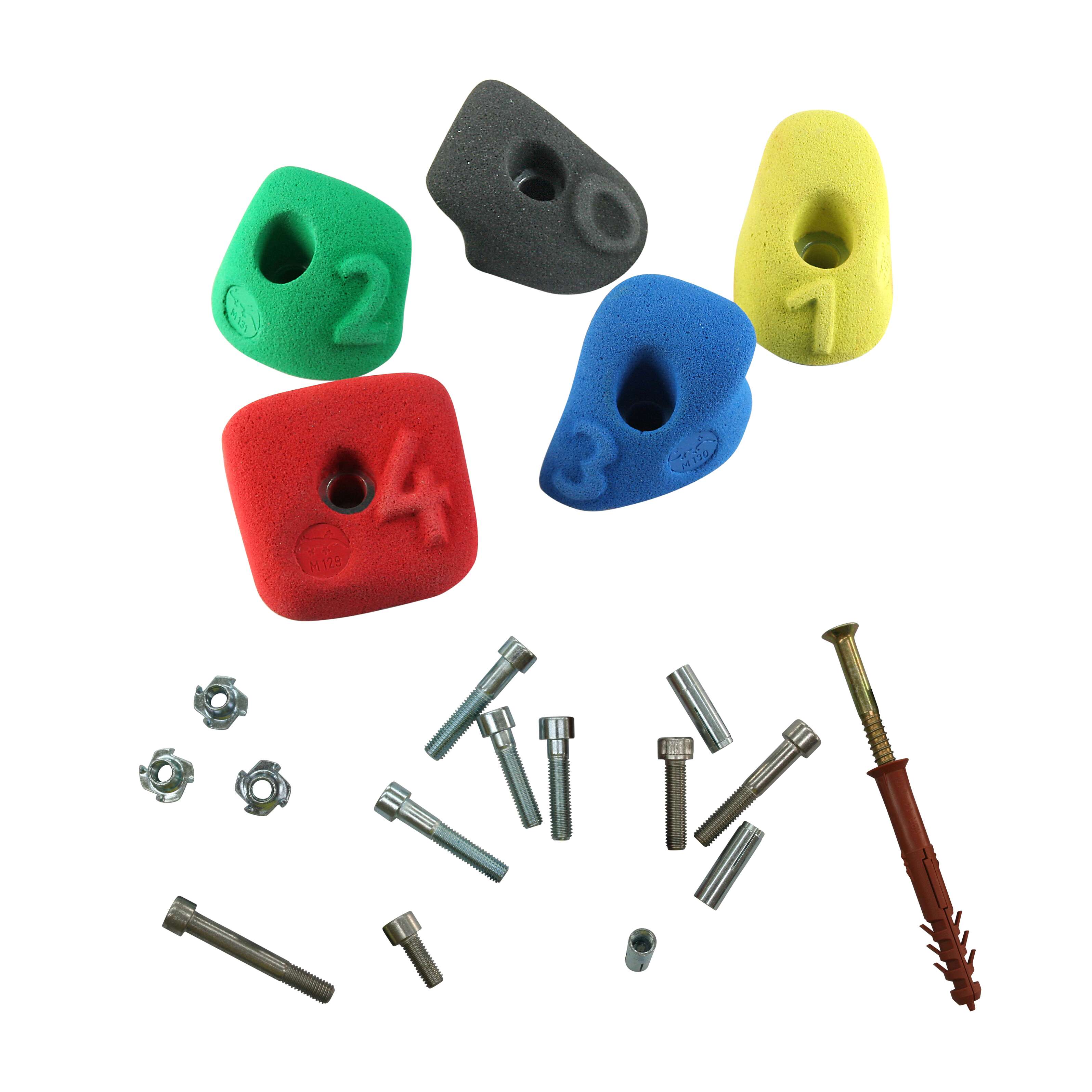OnTop Klettergriff-Set "Das kleine 1x1", Mit Befestigungsmaterial für Outdoor-Kletterwand Unkategorisiert online kaufen OnTop Klettergriff-Set "Das kleine 1x1", Mit Befestigungsmaterial für Outdoor-Kletterwand Unkategorisiert online kaufen