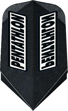 Pentathlon Dart Flights "Professional", Schwarz, Slim Unkategorisiert online kaufen