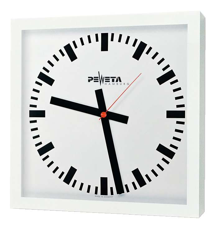 Peweta Funk-Wanduhr "40x40", Netzbetrieb, Feuchtraumausführung, Zifferblatt DIN-Balken Unkategorisiert online kaufen Peweta Funk-Wanduhr "40x40", Netzbetrieb, Feuchtraumausführung, Zifferblatt DIN-Balken Unkategorisiert online kaufen