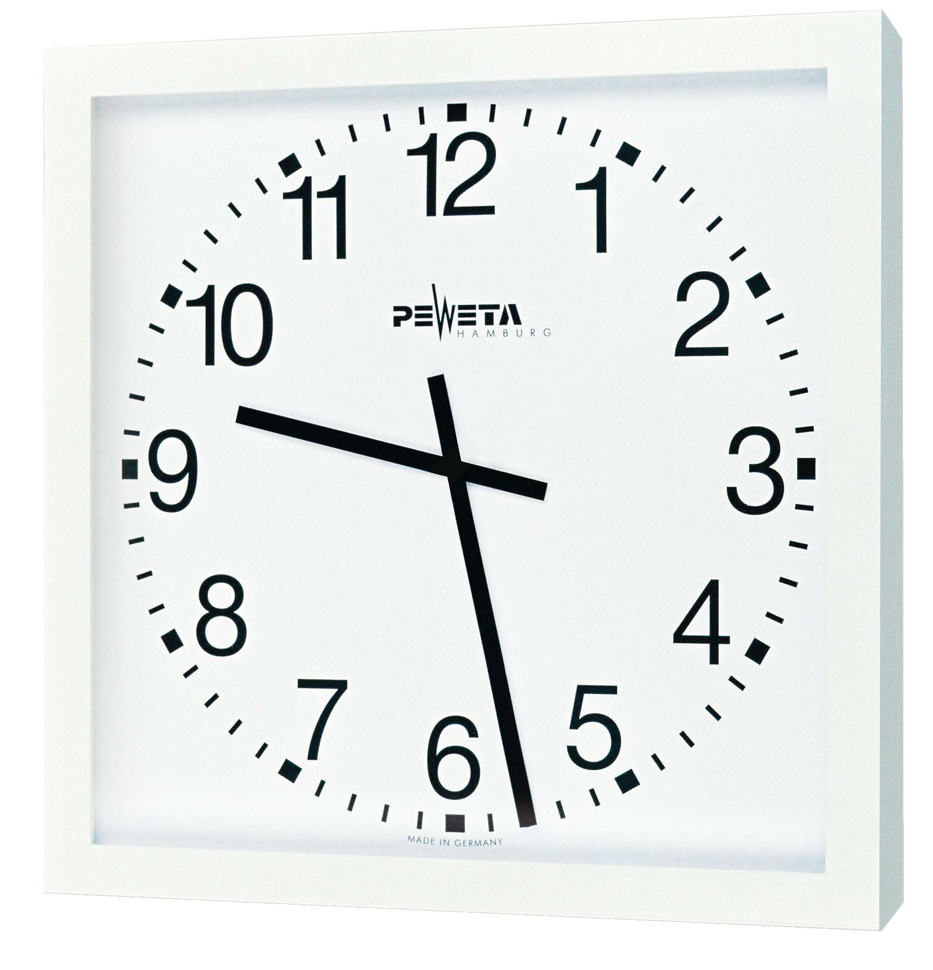 Peweta Funk-Wanduhr "50x50", Batteriebetrieb, Standard, Zifferblatt arabische Zahlen Unkategorisiert Produktbild Peweta Funk-Wanduhr "50x50", Batteriebetrieb, Standard, Zifferblatt arabische Zahlen Unkategorisiert Produktbild