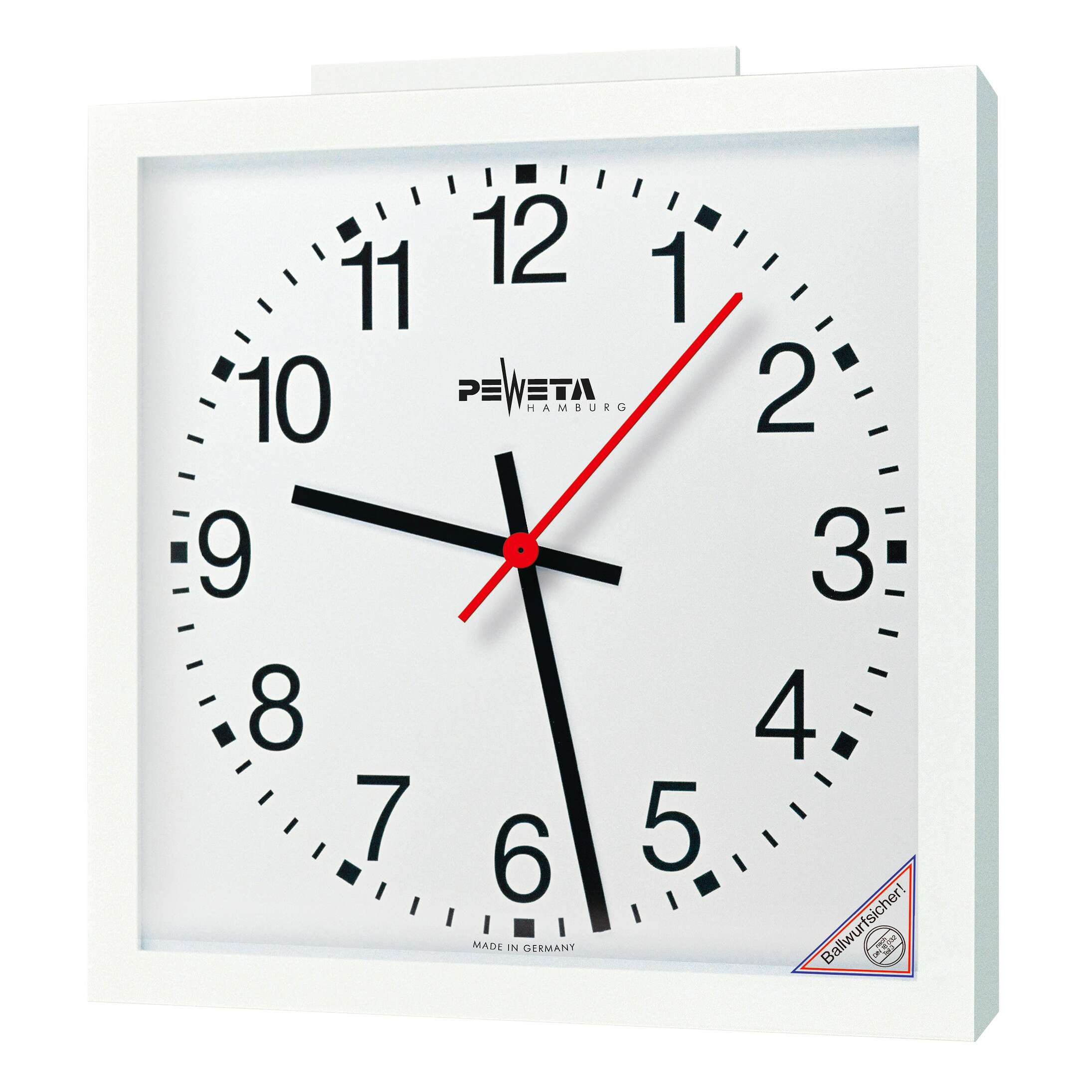 Peweta Funk-Wanduhr mit Sekundenanzeiger, 60x60 cm, Zifferblatt arabische Zahlen, Netzbetrieb Unkategorisiert online kaufen Peweta Funk-Wanduhr mit Sekundenanzeiger, 60x60 cm, Zifferblatt arabische Zahlen, Netzbetrieb Unkategorisiert online kaufen
