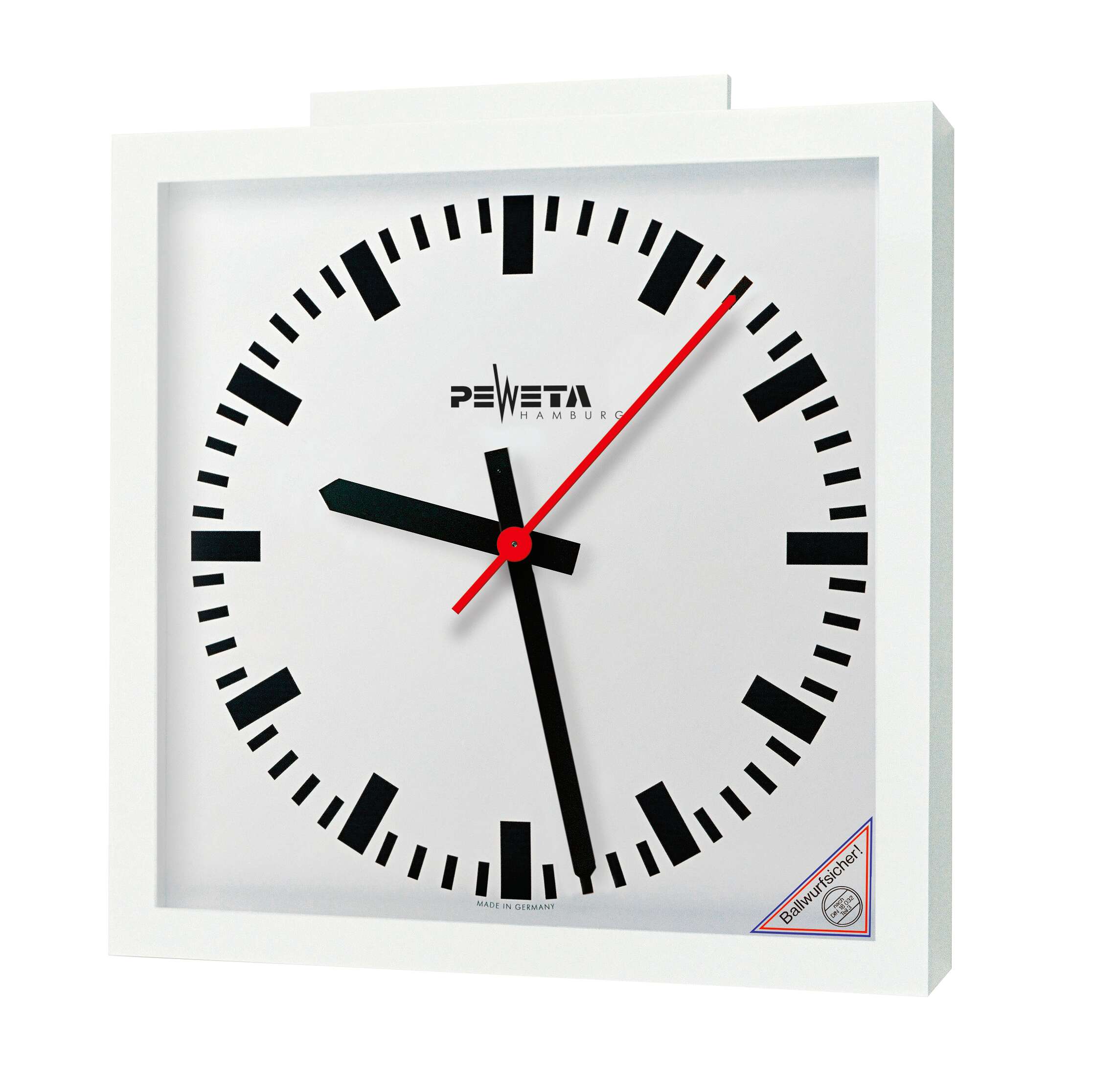 Peweta Funk-Wanduhr mit Sekundenanzeiger, 60x60 cm, Zifferblatt DIN-Balken, Batteriebetrieb Unkategorisiert online kaufen Peweta Funk-Wanduhr mit Sekundenanzeiger, 60x60 cm, Zifferblatt DIN-Balken, Batteriebetrieb Unkategorisiert online kaufen
