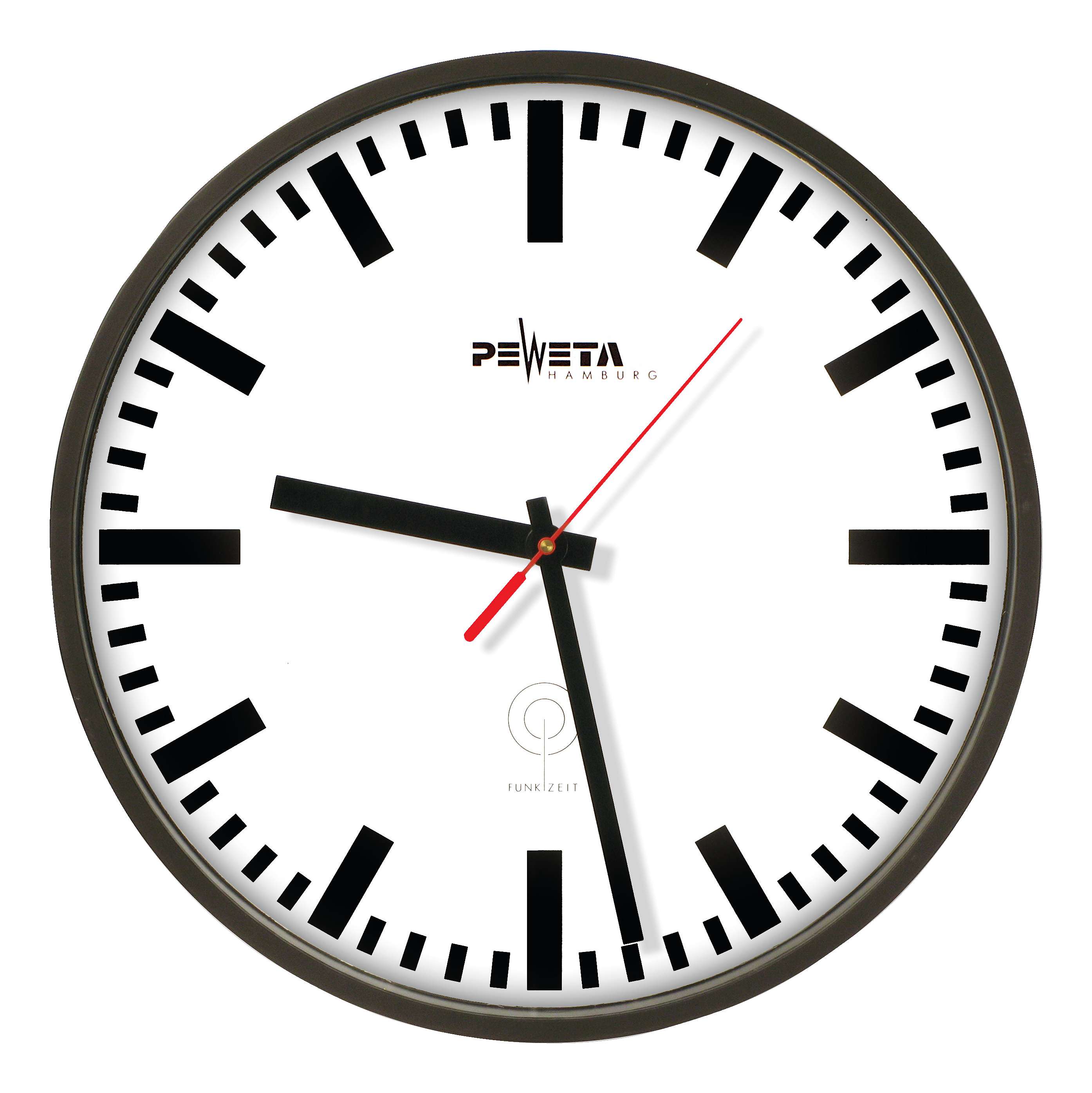 Peweta Funk-Wanduhr "ø 30 cm", Zifferblatt Balken, Schwarz Unkategorisiert online kaufen Peweta Funk-Wanduhr "ø 30 cm", Zifferblatt Balken, Schwarz Unkategorisiert online kaufen