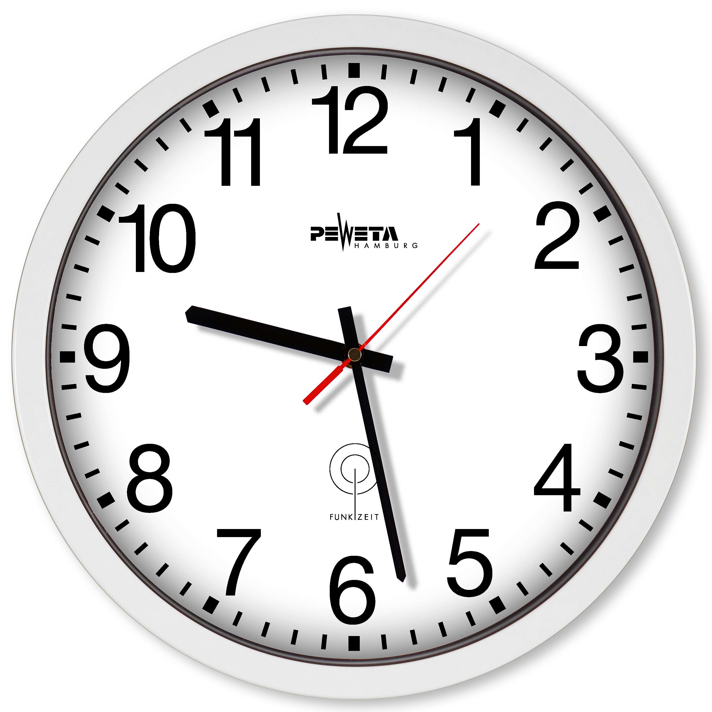 Peweta Funk-Wanduhr "ø 35 cm", Batteriebetrieb, Weiß, Zifferblatt arabische Zahlen Unkategorisiert online kaufen Peweta Funk-Wanduhr "ø 35 cm", Batteriebetrieb, Weiß, Zifferblatt arabische Zahlen Unkategorisiert online kaufen