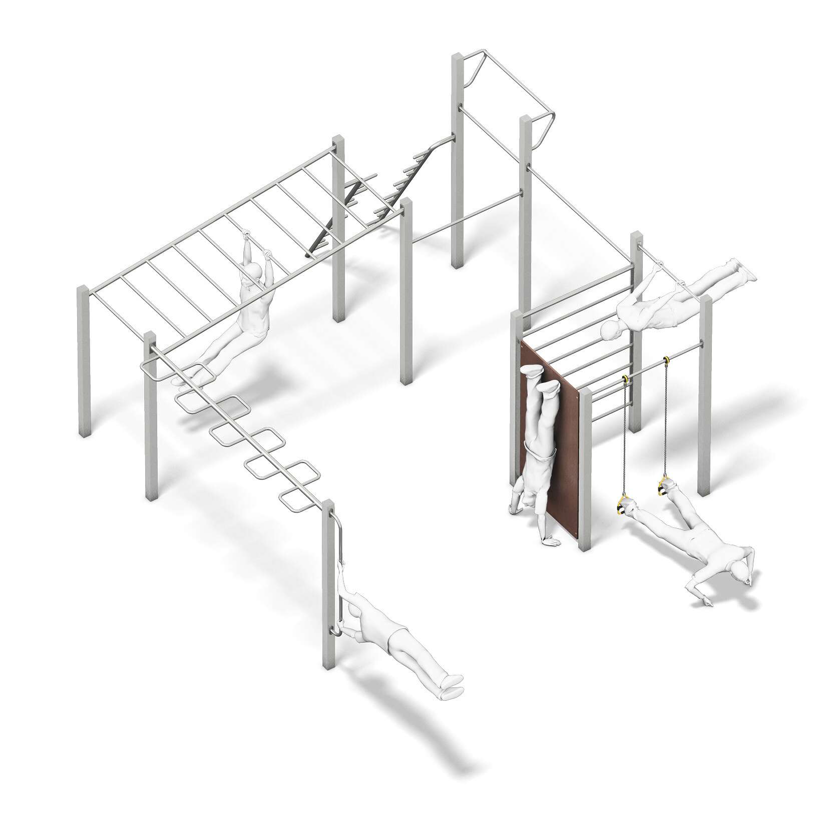 Playparc Calisthenics-Anlage 4FCICRLE "Discovery" Unkategorisiert online kaufen