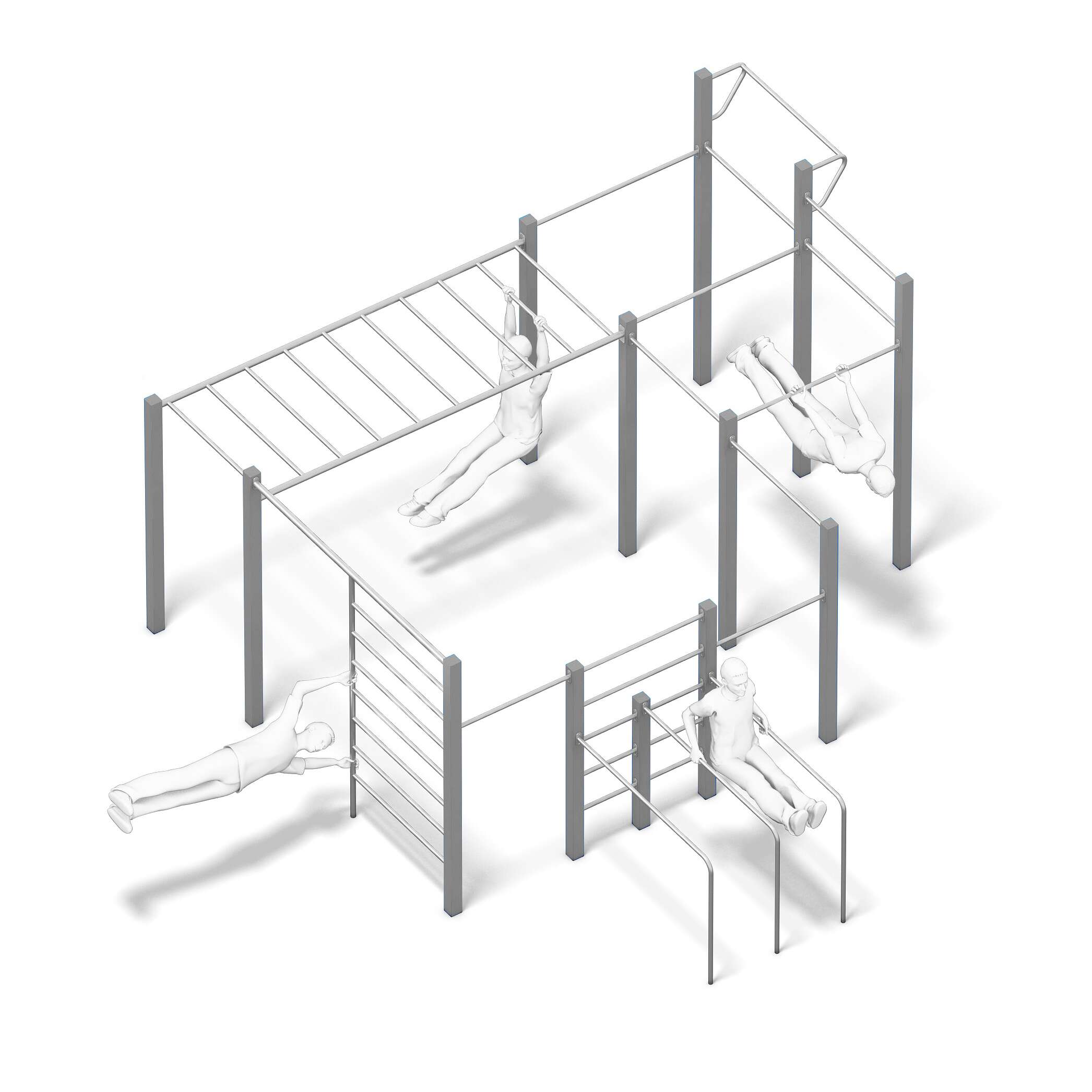Playparc Calisthenics-Anlage "Allround" Unkategorisiert Produktbild