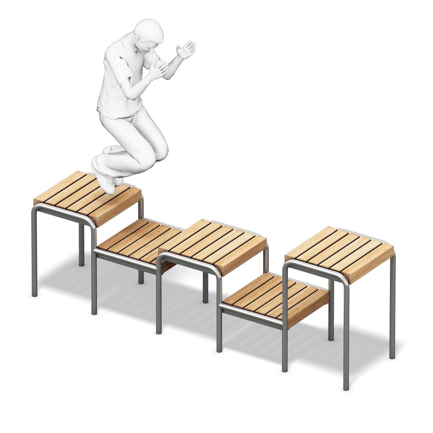 Playparc Calisthenics-Anlage "Squat-Plattform", Pro Unkategorisiert online kaufen