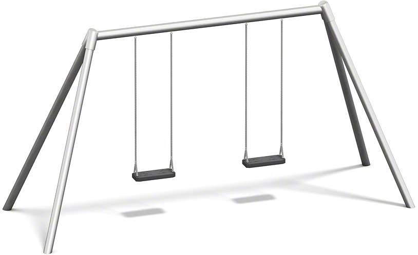 Playparc Doppelschaukel "Metall", Aufhängehöhe 245 cm Unkategorisiert online kaufen