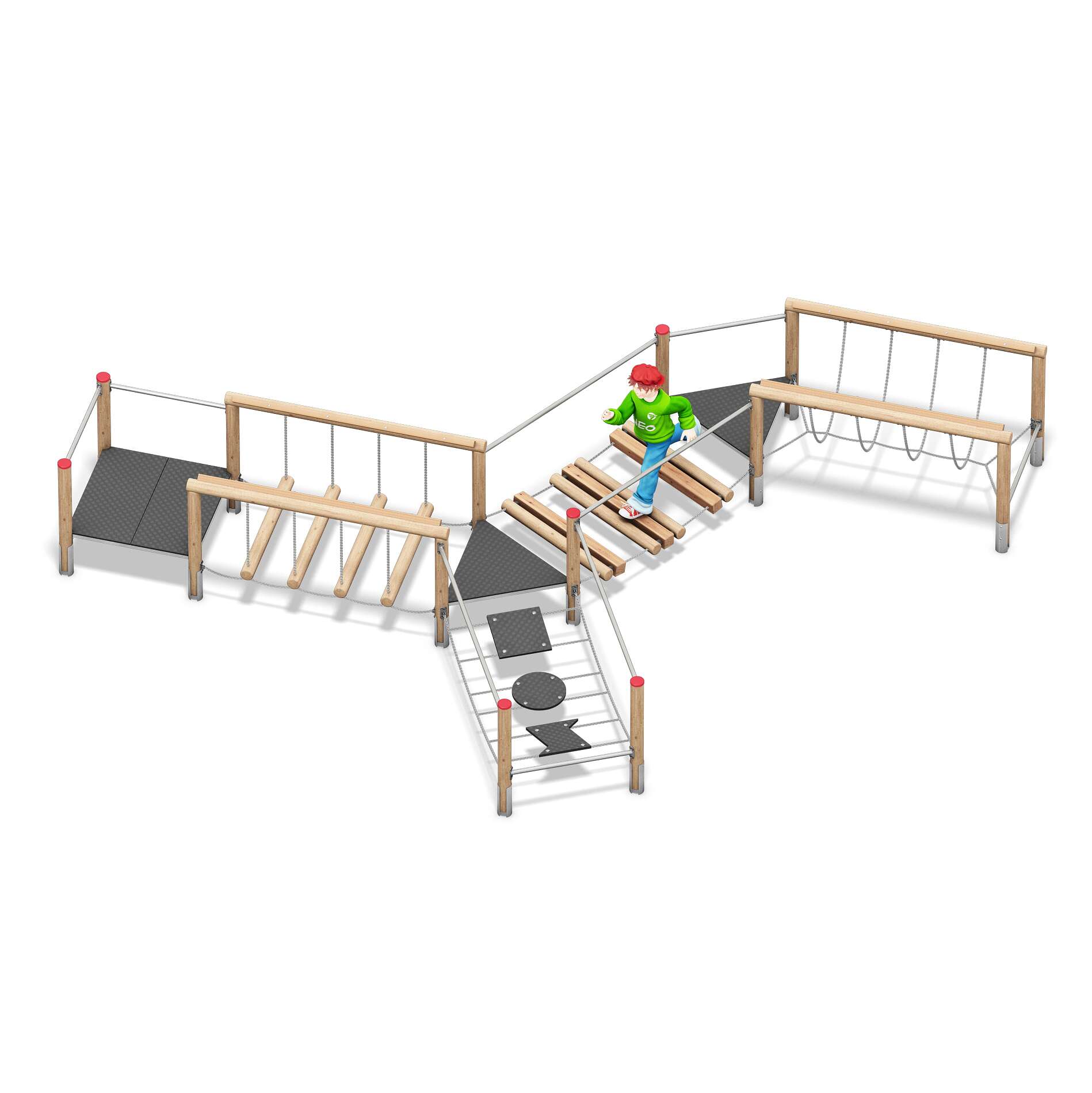 Playparc Frisia Balancieranlage "Kombination B" Unkategorisiert online kaufen