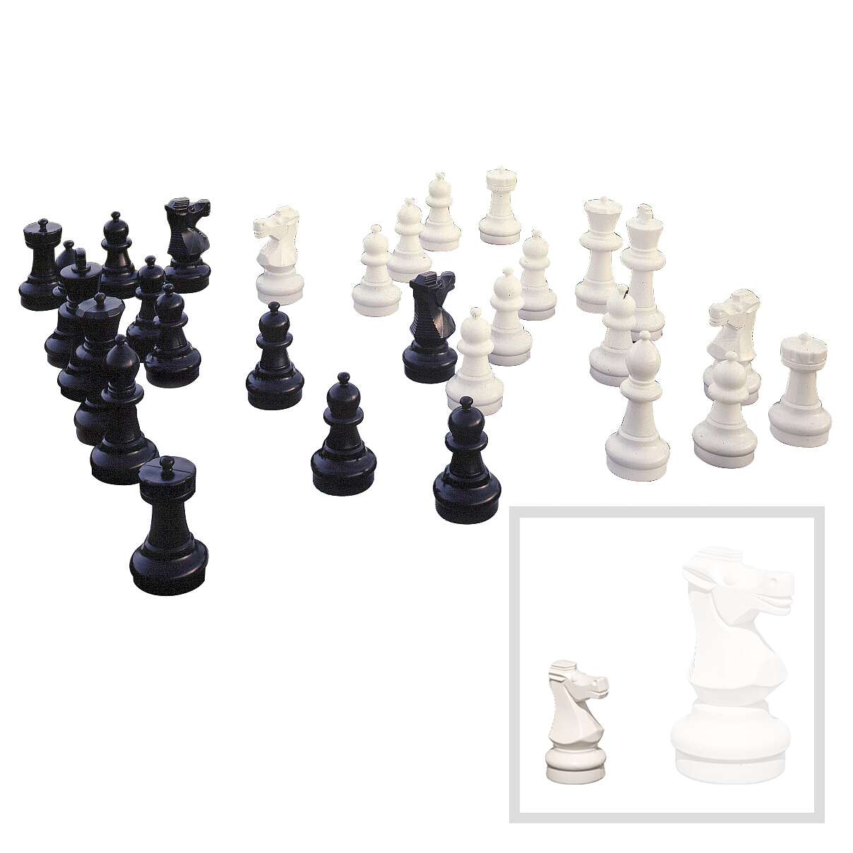 Rolly Toys Bodenschachfigur, Standfläche ø 11 cm. H (König): 30 cm Unkategorisiert online kaufen