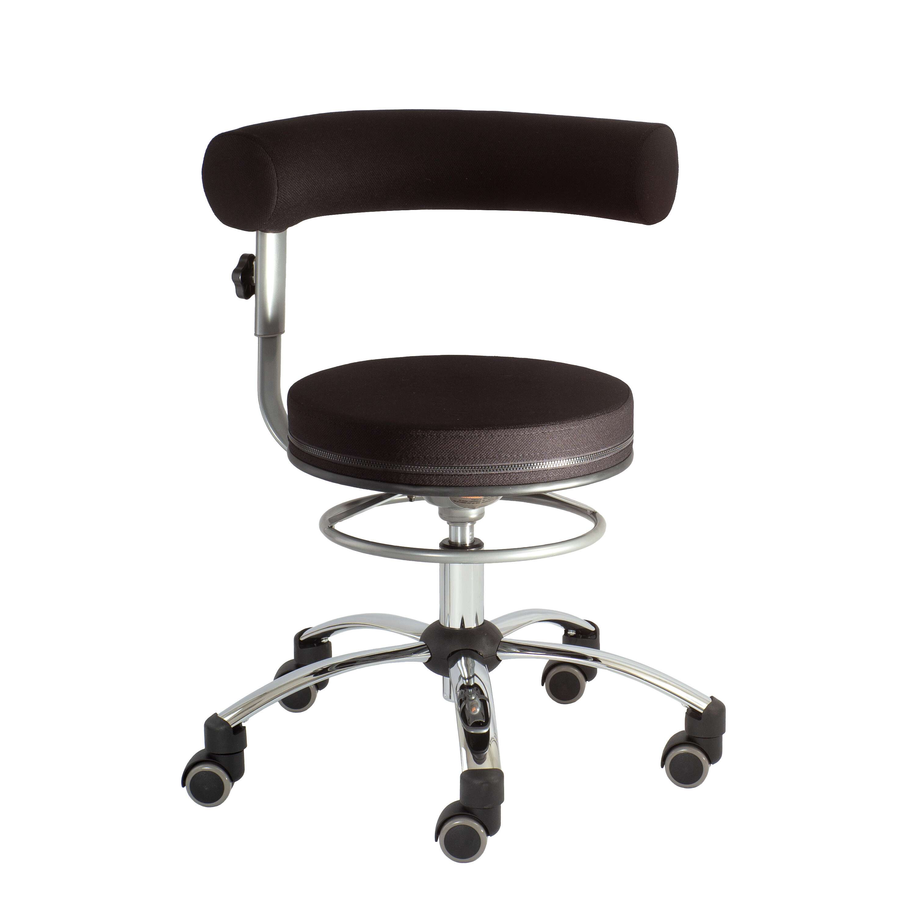 Sanus Gesundheitsstuhl Drehstuhl, Schwarz-Schwarz, Höhenverstellbar 46–54 cm Unkategorisiert online kaufen
