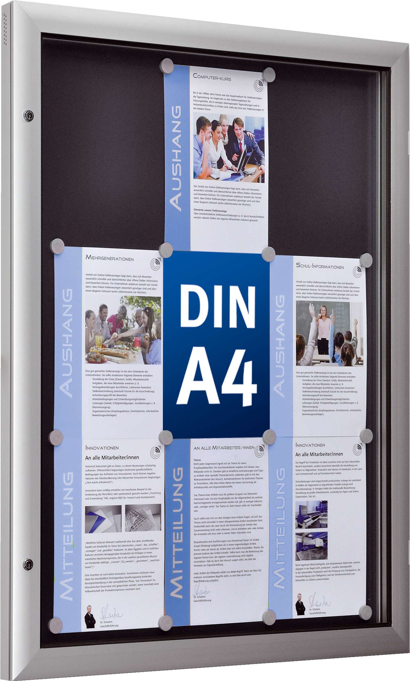 Schaar Design Flachschaukasten "Hochformat", 540x800x43 mm, Rückwand: Anthrazit Unkategorisiert online kaufen