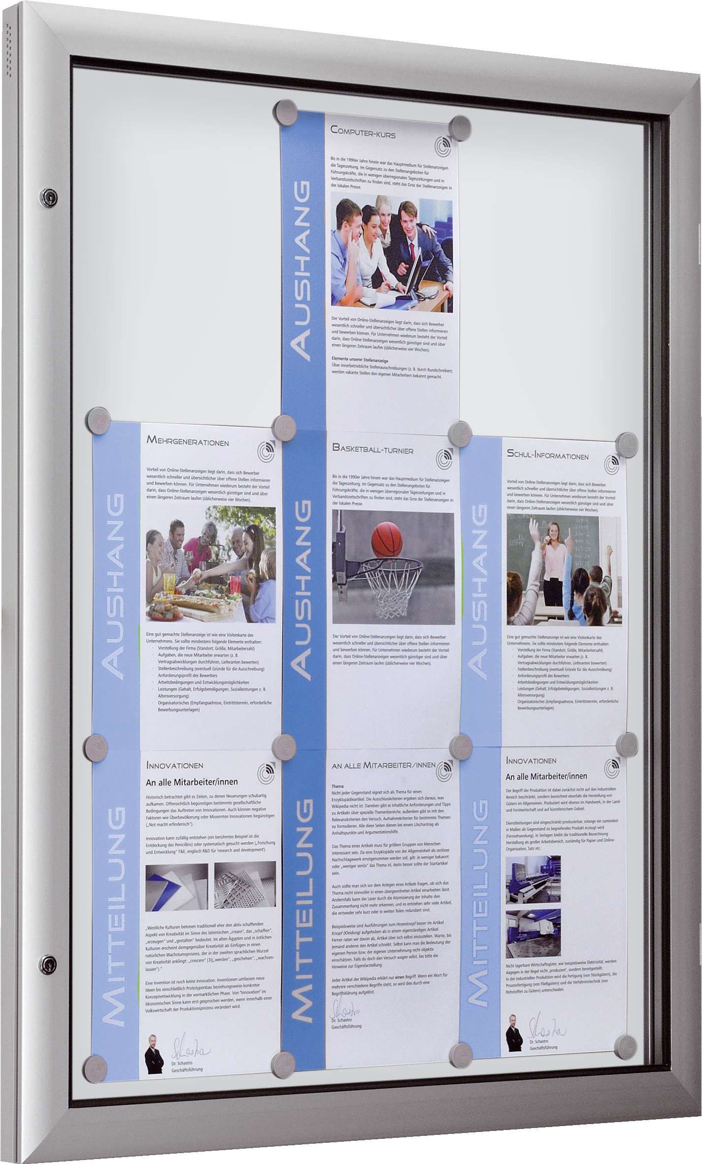 Schaar Design Flachschaukasten "Hochformat", 800x1025x43 mm, Rückwand: Anthrazit Unkategorisiert online kaufen