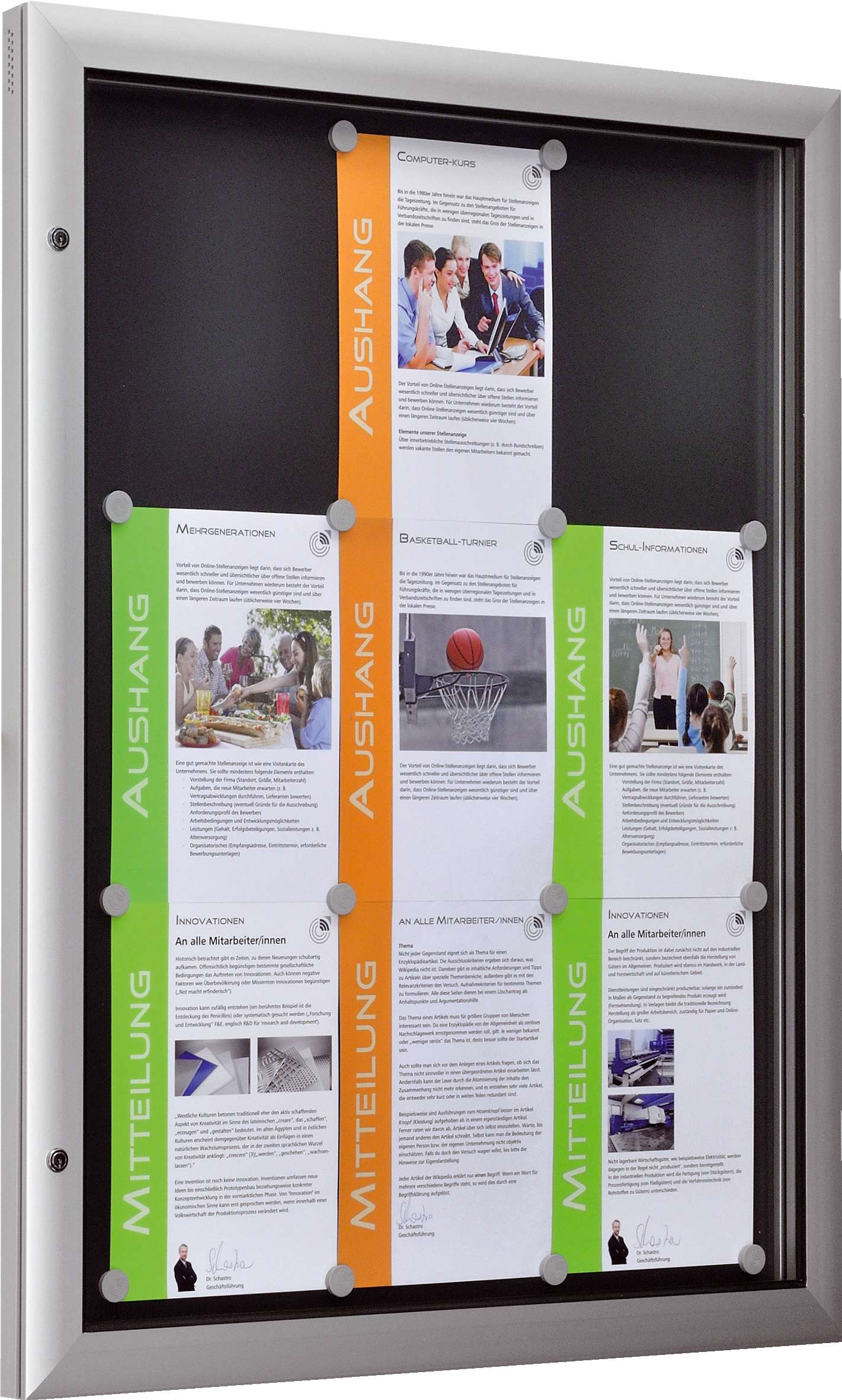 Schaar Design Flachschaukasten "Hochformat", 800x1025x43 mm, Rückwand: Weiß Unkategorisiert online kaufen