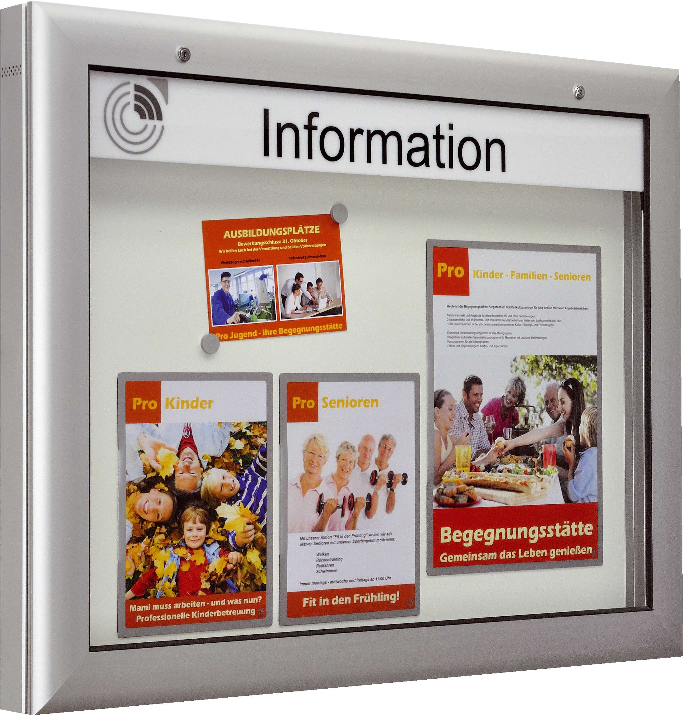 "Schaar Design Schaukasten ""S-Serie"", Querformat, 1380x1025x80 mm, Rückwand: Anthrazit" Unkategorisiert online kaufen