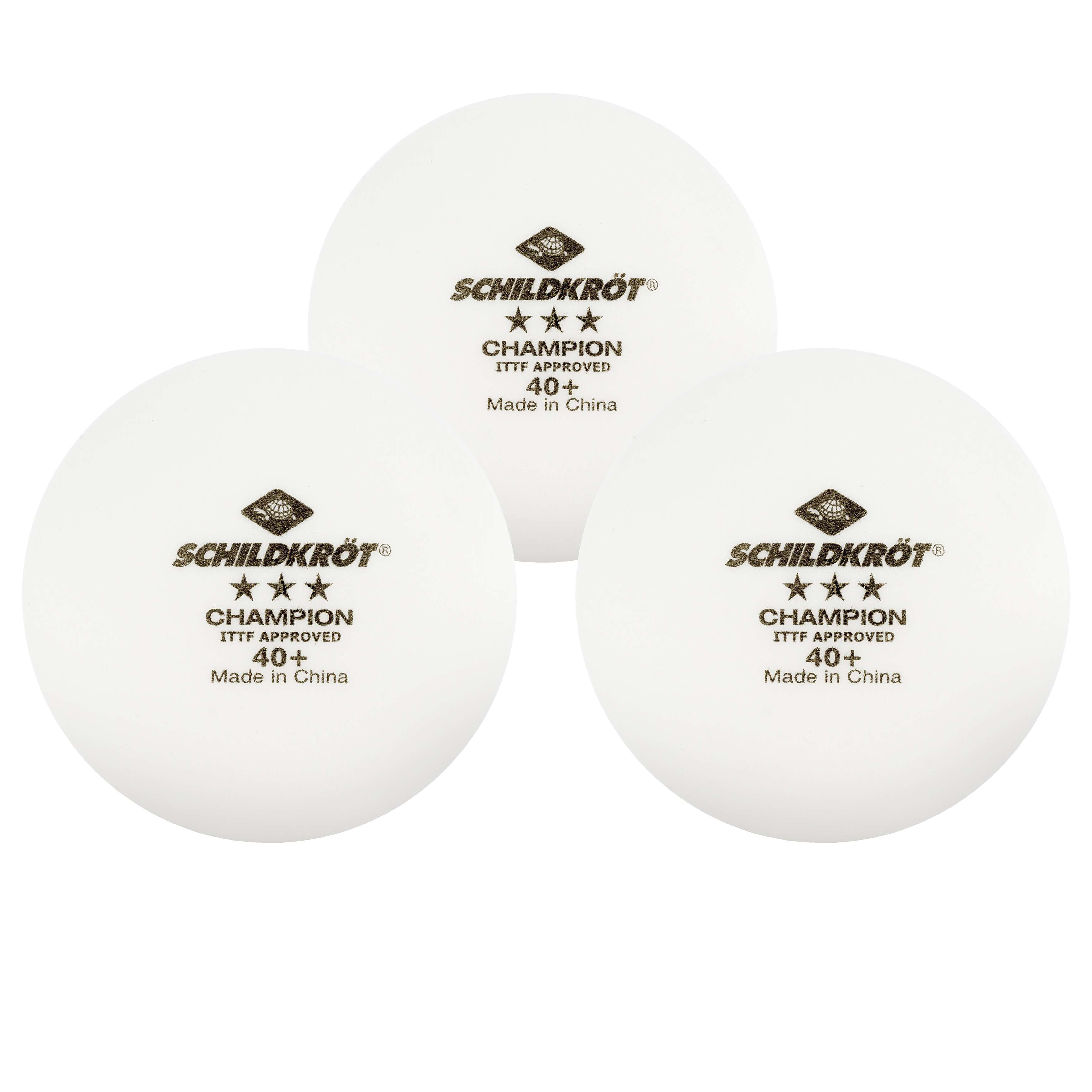 Schildkröt Tischtennisball "3-Stern Champion", 3er Set Unkategorisiert online kaufen