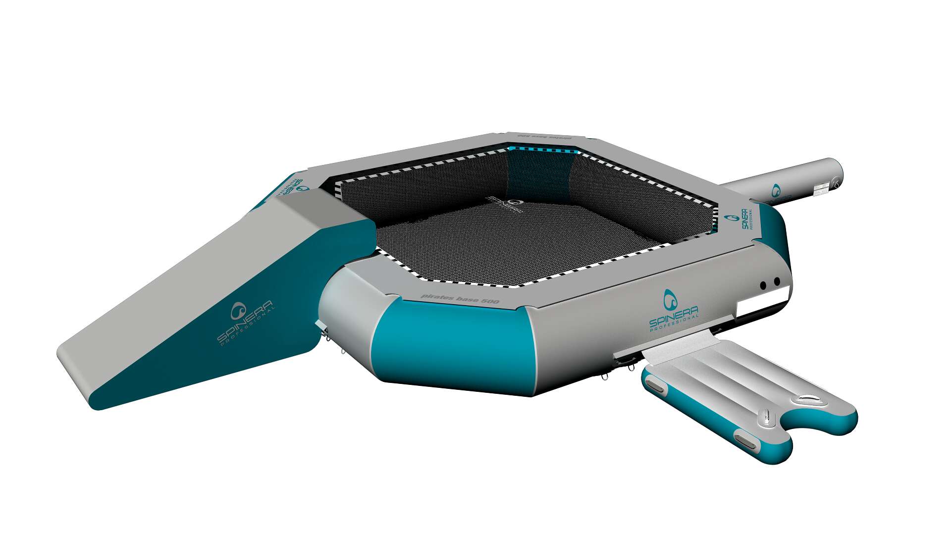 Spinera Wassertrampolin "Pirates Tramp 500", Inkl. Base Step, Slide und Beam Unkategorisiert online kaufen