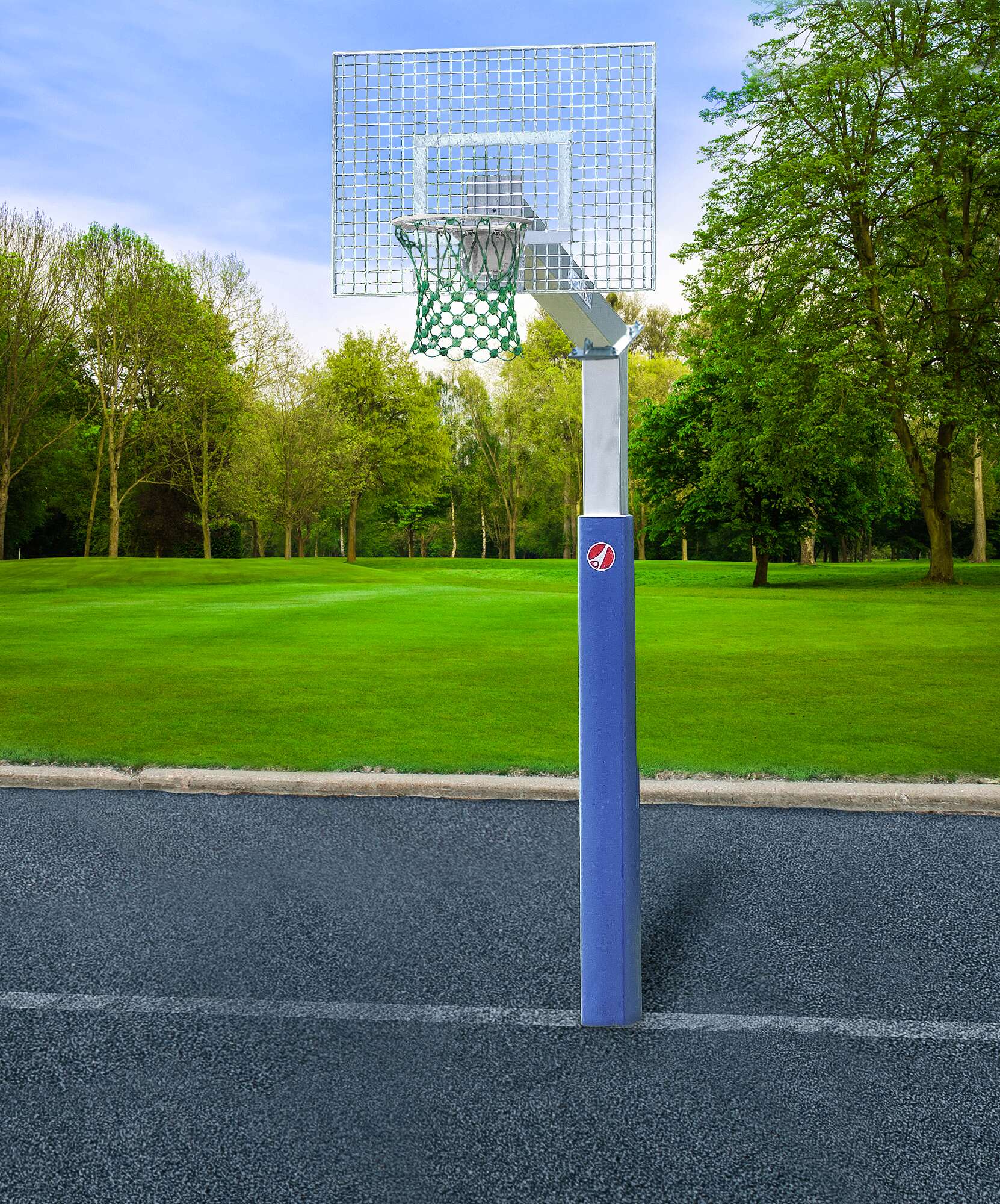 Sport-Thieme Basketballanlage "Fair Play Silent 2.0" mit Herkulesseil-Netz, Korb "Outdoor" abklappbar, 180x105 cm Unkategorisiert online kaufen