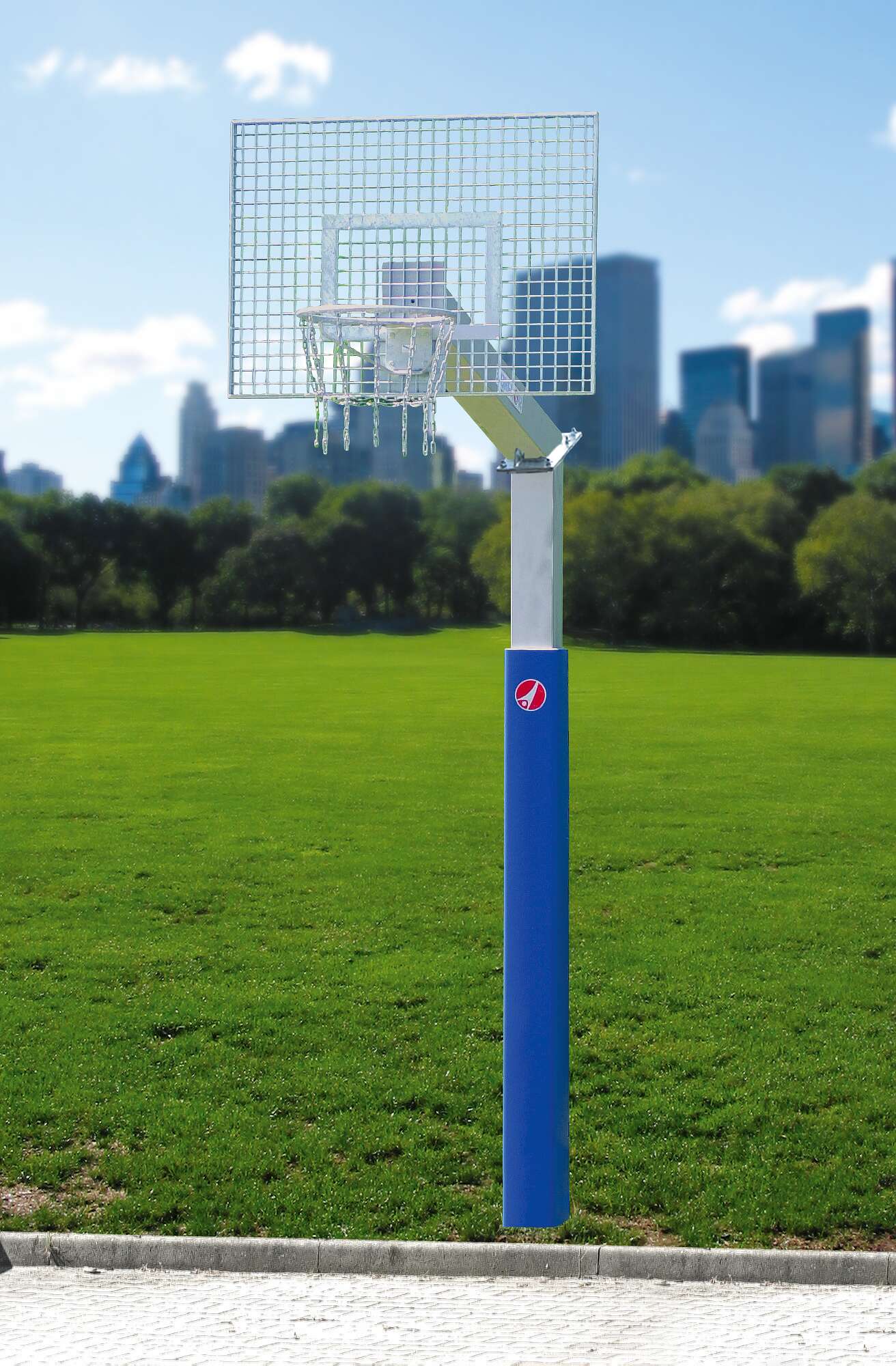 Sport-Thieme Basketballanlage "Fair Play Silent 2.0" mit Kettennetz, Korb "Outdoor" abklappbar, 180x105 cm Unkategorisiert online kaufen