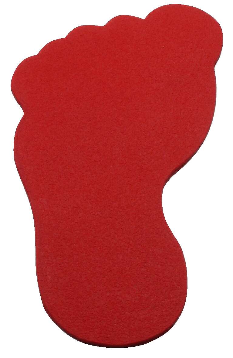 Sport-Thieme Bodenmarkierung, Rot, Fuß, 20 cm Unkategorisiert online kaufen