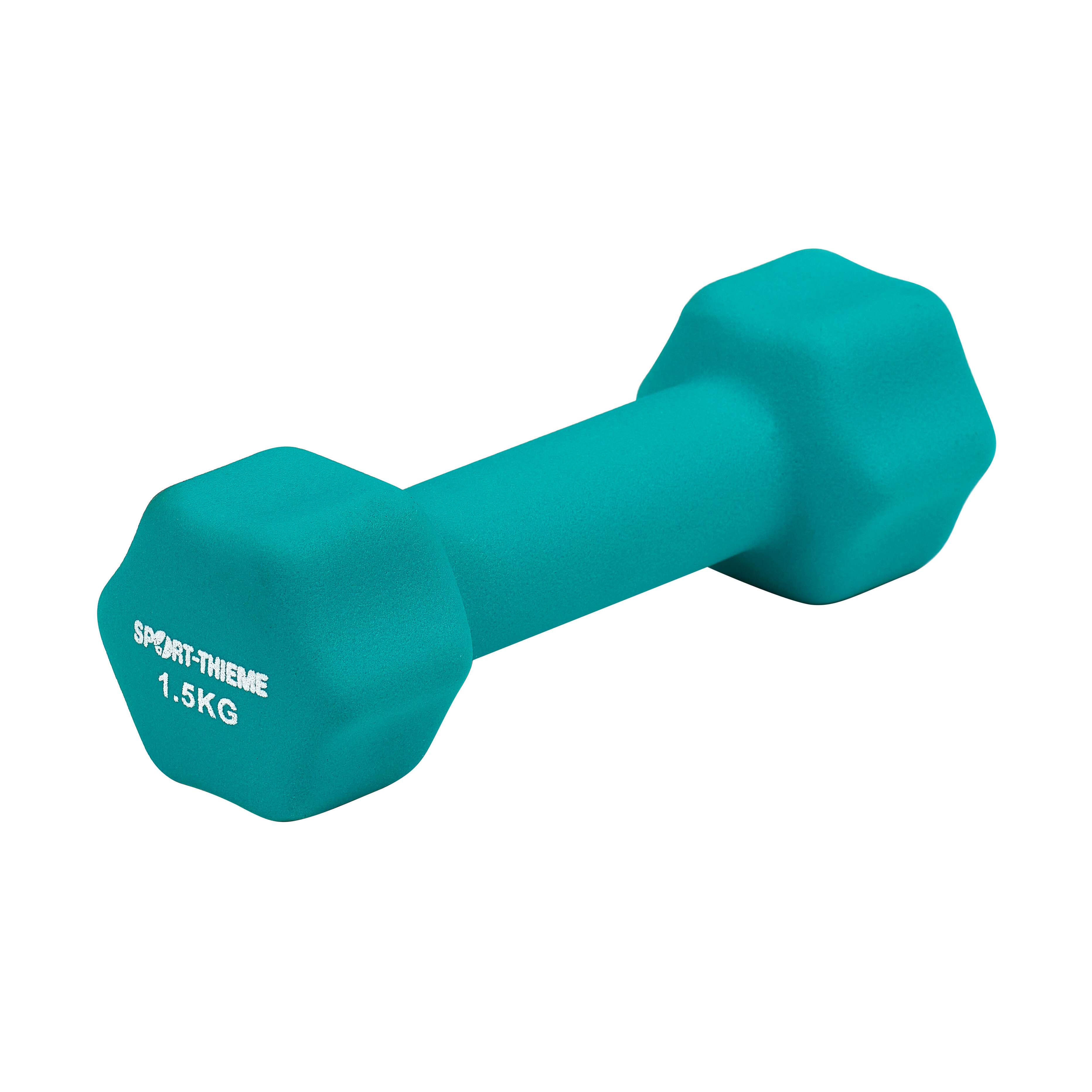 Sport-Thieme Fausthantel "Neopren", 1,5 kg, Türkis Unkategorisiert online kaufen