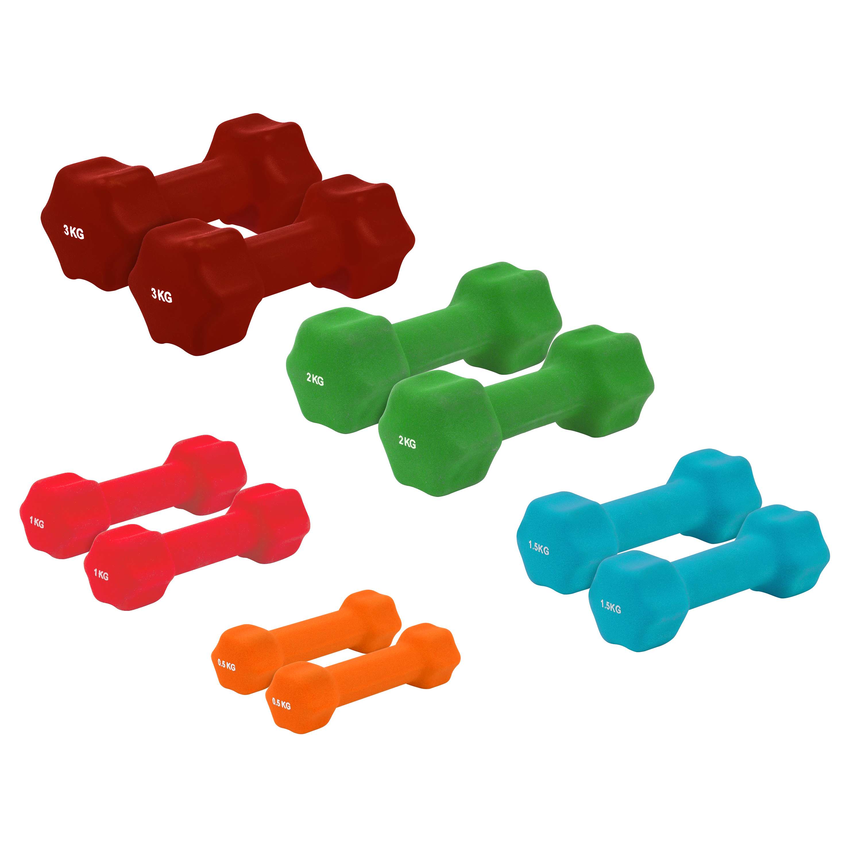 "Sport-Thieme Fausthantel-Set ""Neopren"", 0,5–3 kg" Unkategorisiert online kaufen