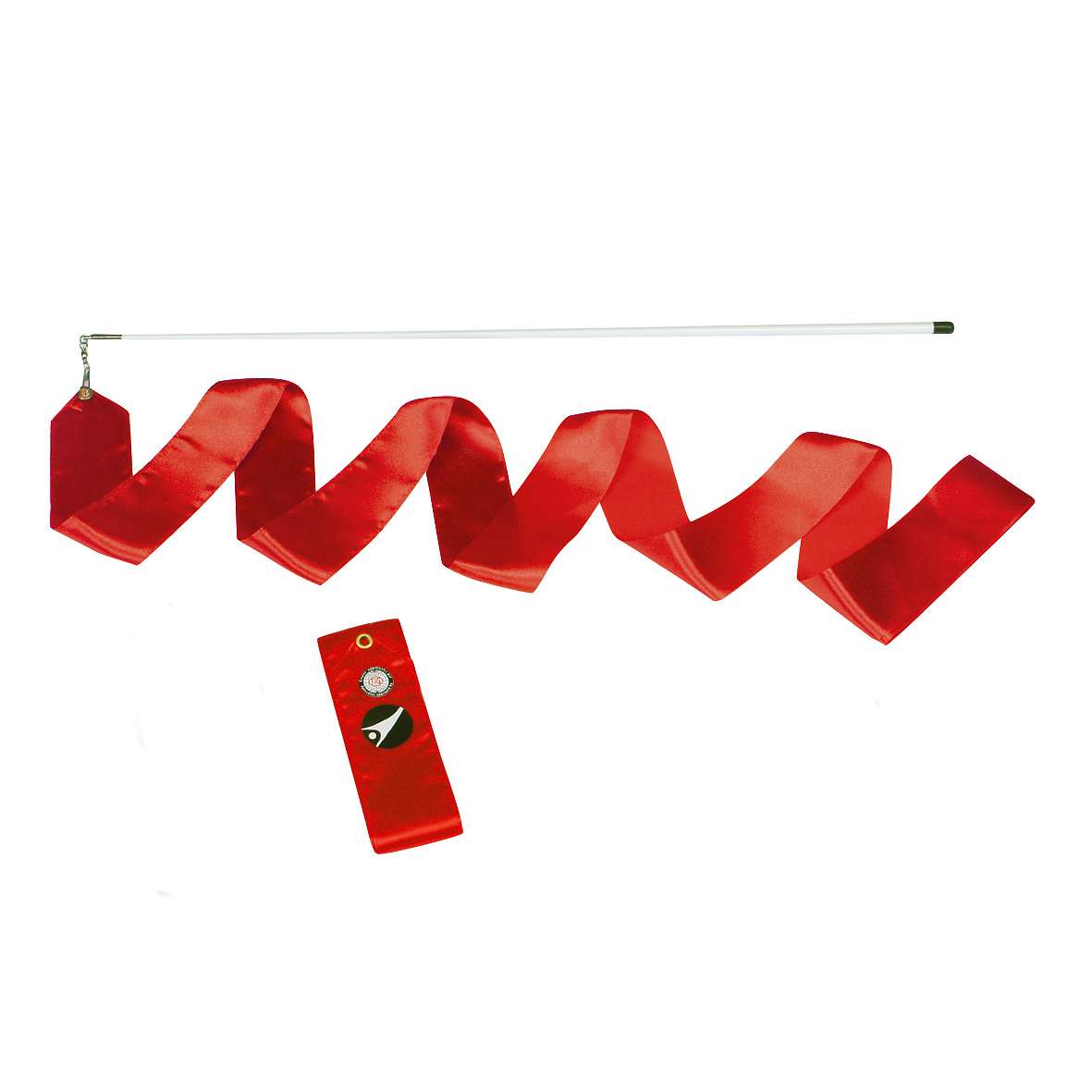 Sport-Thieme Gymnastikband mit Stab "RSG", Rot, 6 m Unkategorisiert online kaufen