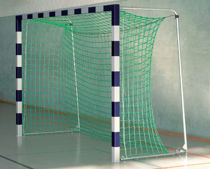 Sport-Thieme Handballtor in Bodenhülsen stehend mit patentierter Eckverbindung, Blau-Silber, Mit anklappbaren Netzbügeln Unkategorisiert online kaufen Sport-Thieme Handballtor in Bodenhülsen stehend mit patentierter Eckverbindung, Blau-Silber, Mit anklappbaren Netzbügeln Unkategorisiert online kaufen