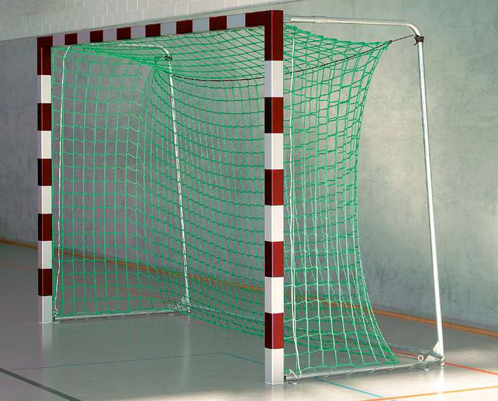Sport-Thieme Handballtor in Bodenhülsen stehend mit patentierter Eckverbindung, Rot-Silber, Mit anklappbaren Netzbügeln Unkategorisiert online kaufen Sport-Thieme Handballtor in Bodenhülsen stehend mit patentierter Eckverbindung, Rot-Silber, Mit anklappbaren Netzbügeln Unkategorisiert online kaufen