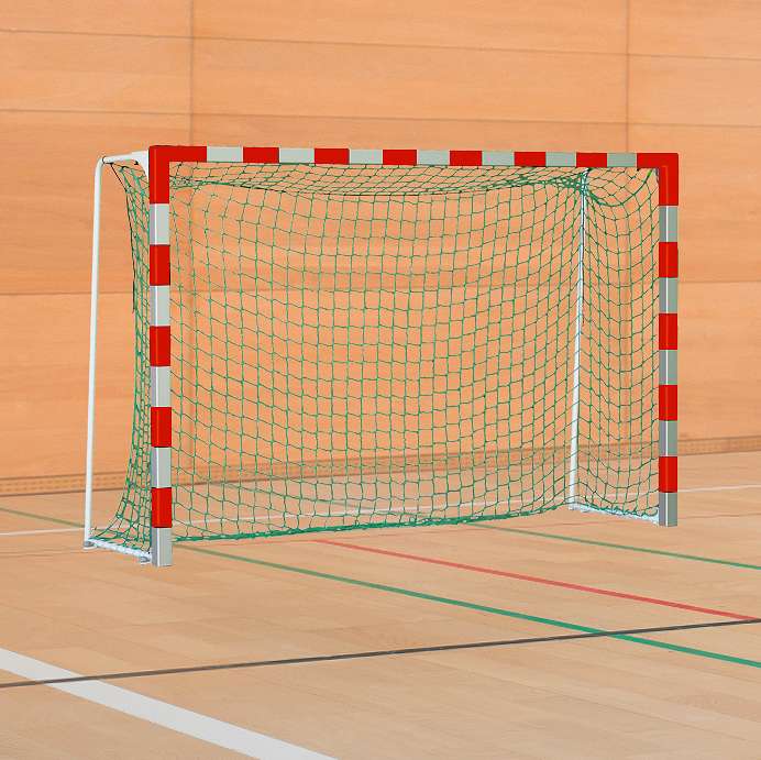Sport-Thieme Handballtor mit fest stehenden Netzbügeln, Rot-Silber, IHF, Tortiefe 1,25 m Unkategorisiert online kaufen
