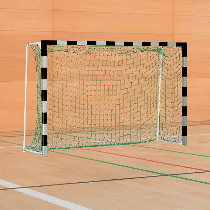 Sport-Thieme Handballtor mit fest stehenden Netzbügeln, Schwarz-Silber, Standard, Tortiefe 1,25 m Unkategorisiert online kaufen