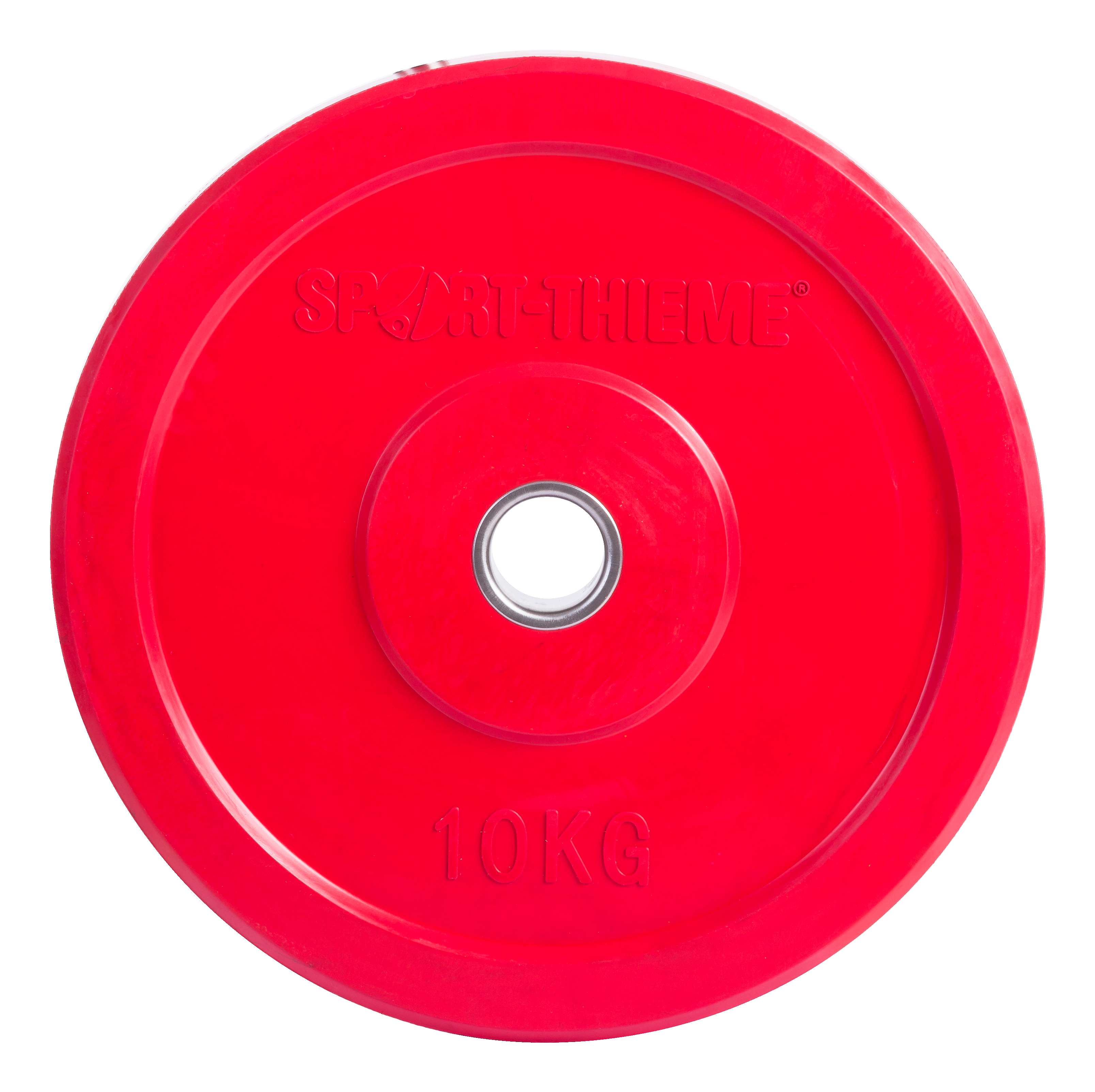 Sport-Thieme Hantelscheibe "Bumper Plate", bunt, 10 kg, Rot Unkategorisiert online kaufen