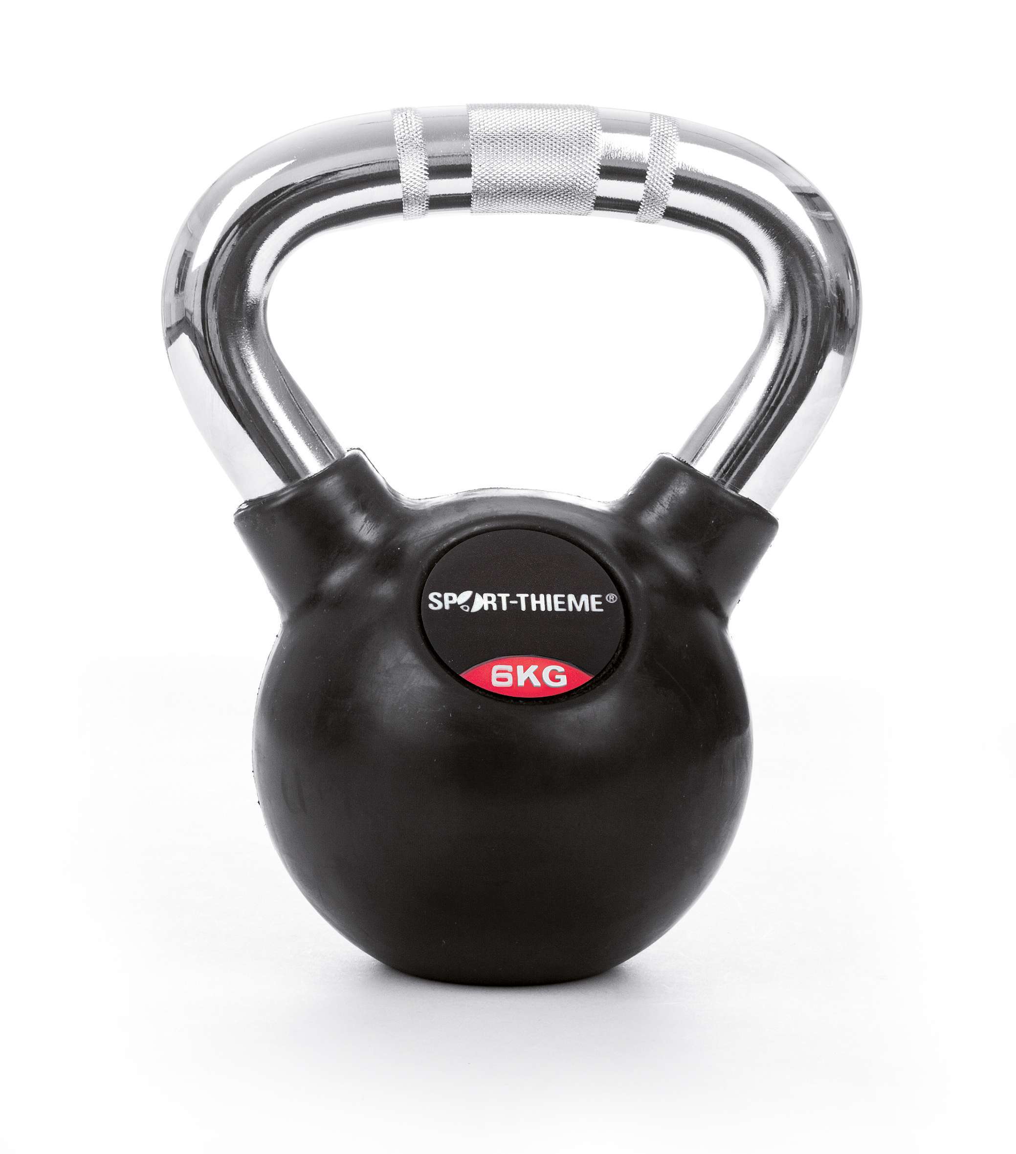 Sport-Thieme Kettlebell "Gummiert mit gerändeltem Chrom-Griff", 6 kg Unkategorisiert online kaufen