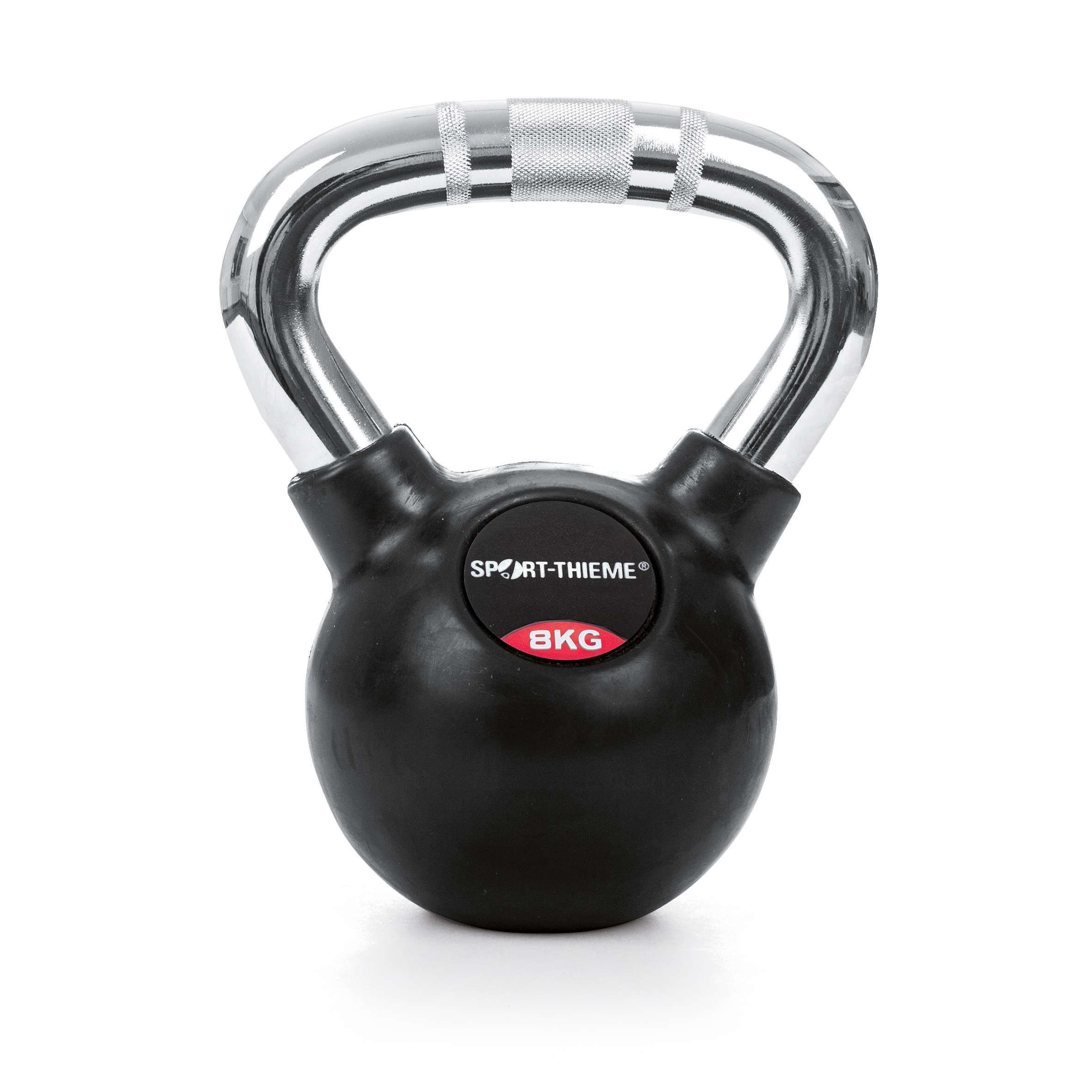 Sport-Thieme Kettlebell "Gummiert mit gerändeltem Chrom-Griff", 8 kg Unkategorisiert online kaufen