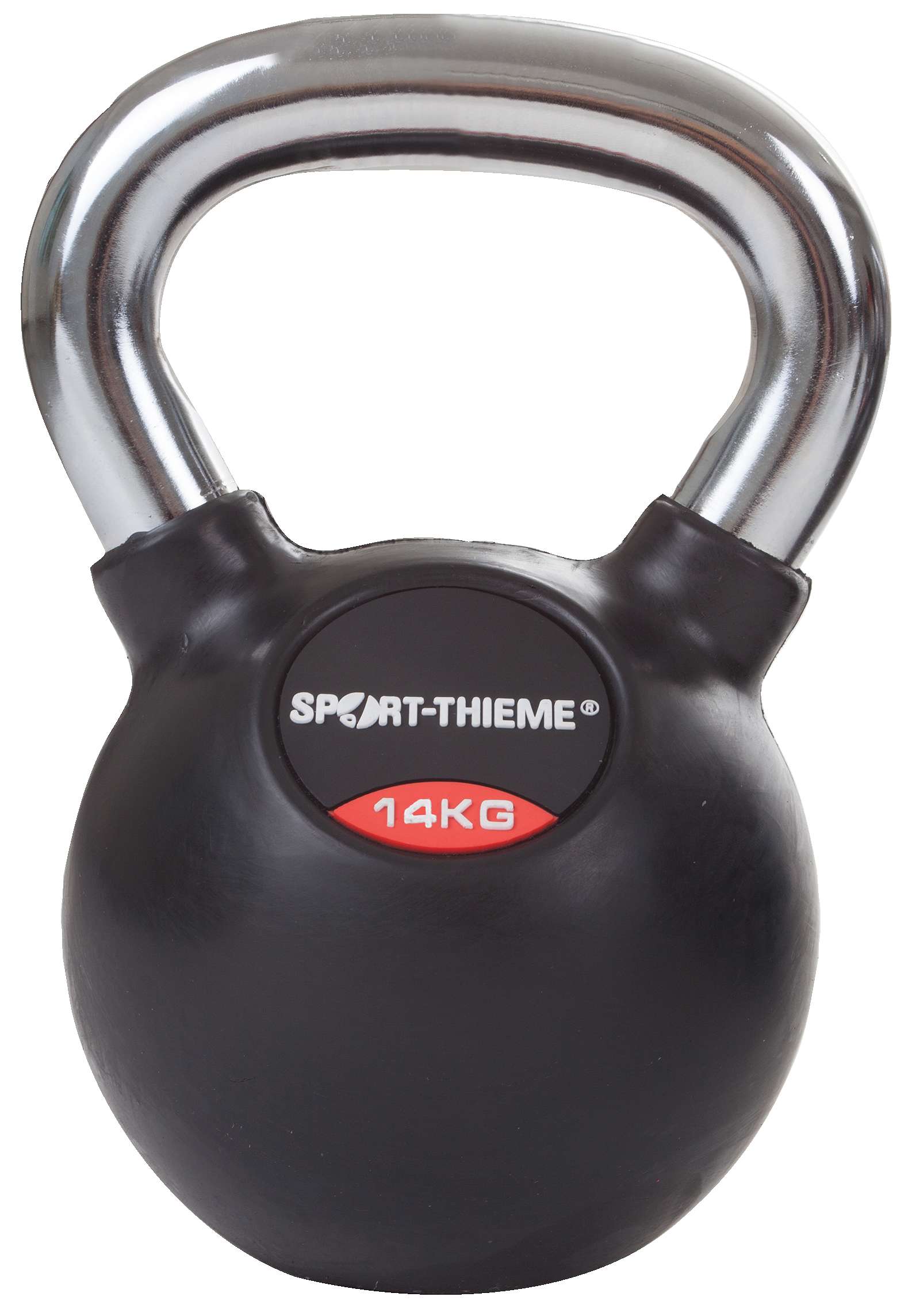Sport-Thieme Kettlebell "Gummiert mit glattem Chrom-Griff", 14 kg Unkategorisiert online kaufen