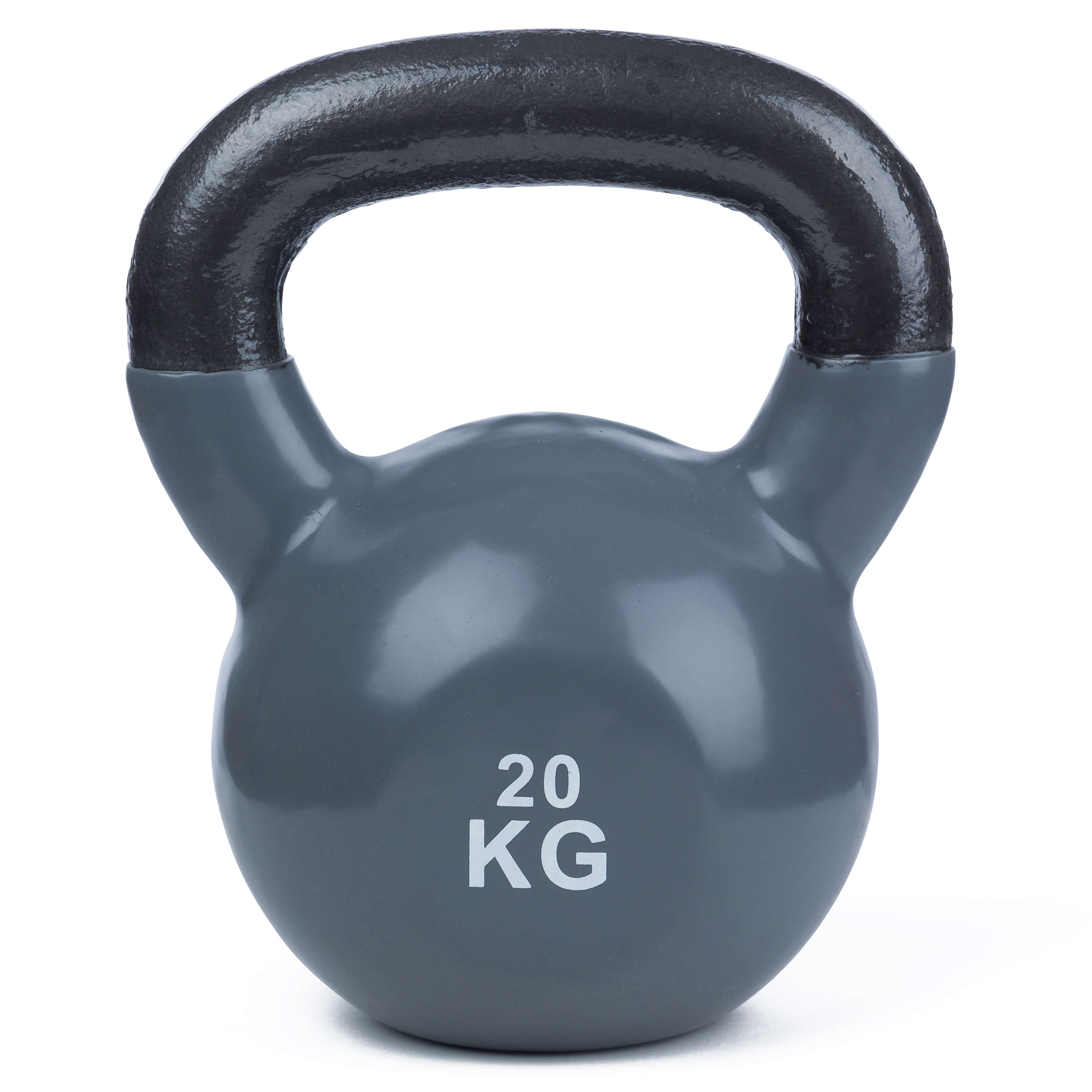 Sport-Thieme Kettlebell "Vinyl", 20 kg, Grau Unkategorisiert online kaufen