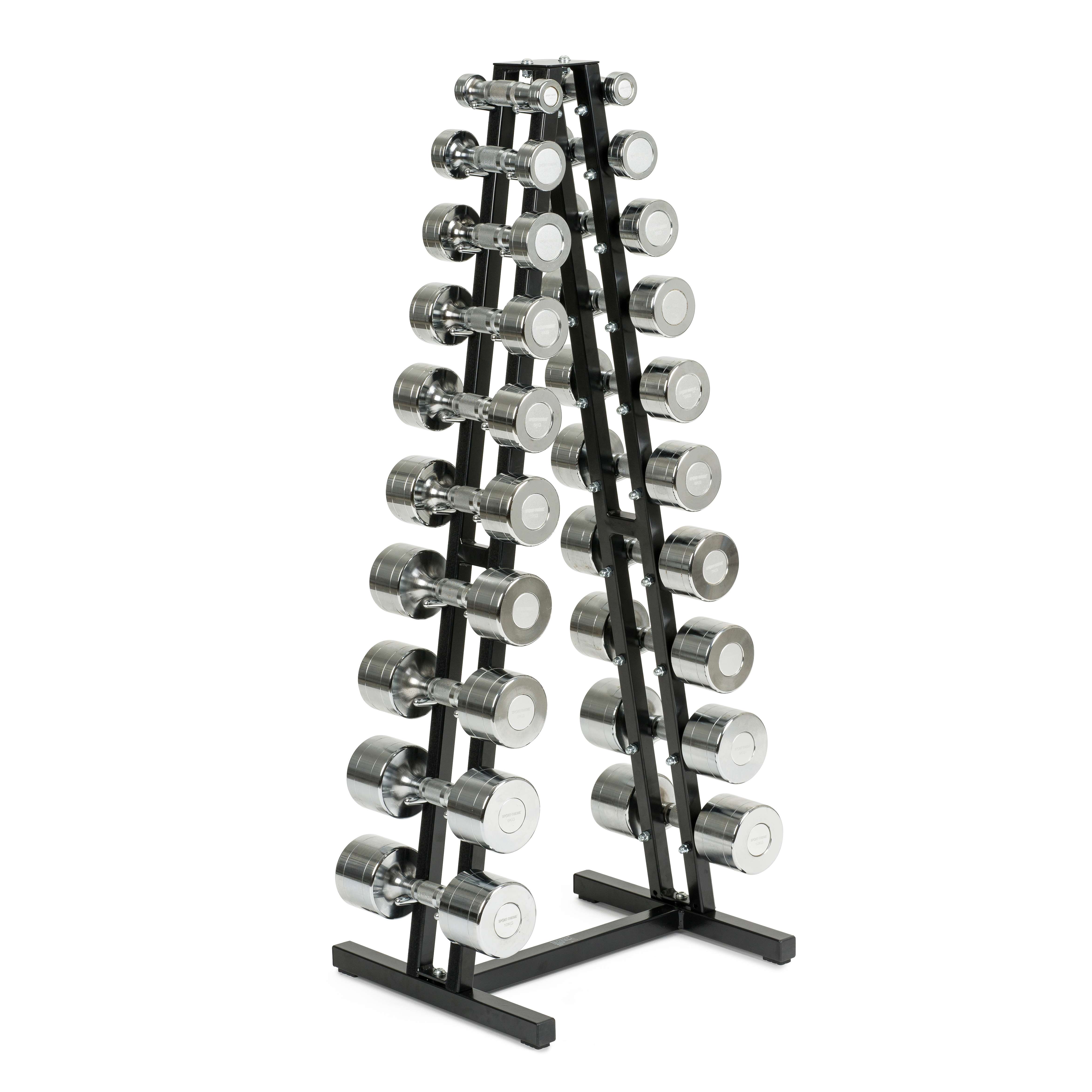 "Sport-Thieme Kompakthantel-Set ""Chrom"", 1–10 kg, mit Ablageständer" Unkategorisiert online kaufen