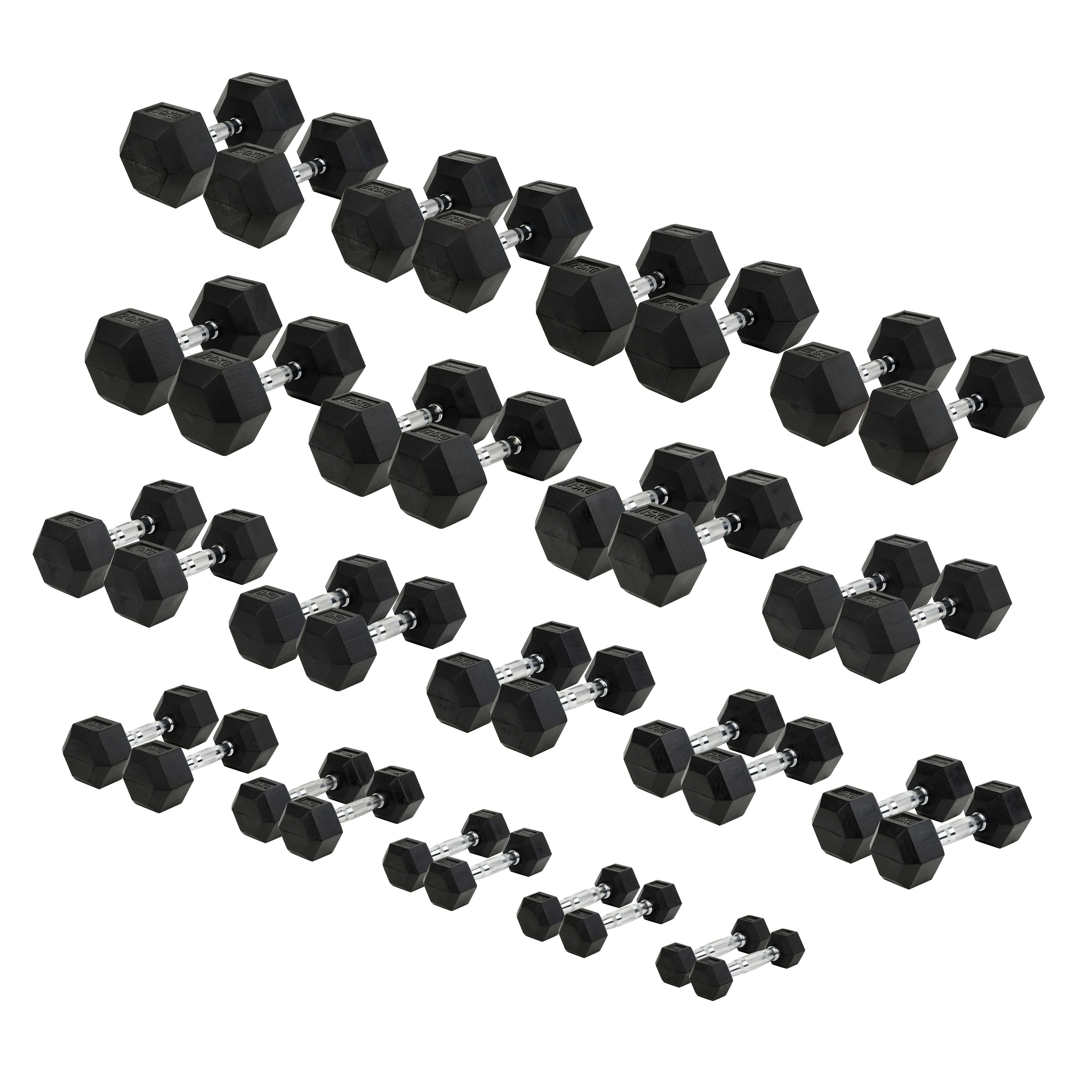 Sport-Thieme Kompakthantel-Set "Gummi Hex", 1-30 kg Unkategorisiert online kaufen