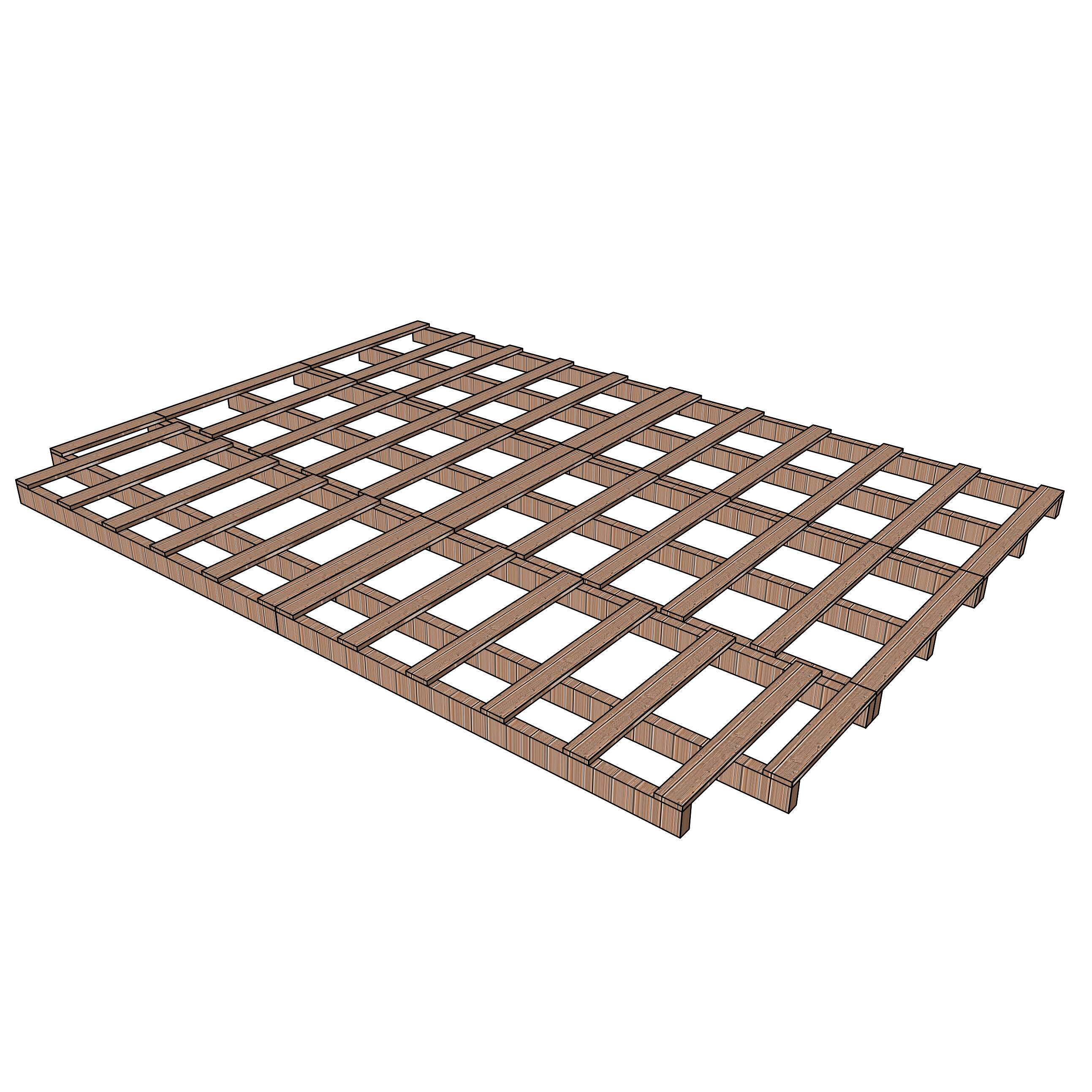 Sport-Thieme Lattenrost "Holz", 400x300 cm, Ohne Stützbügel Unkategorisiert online kaufen