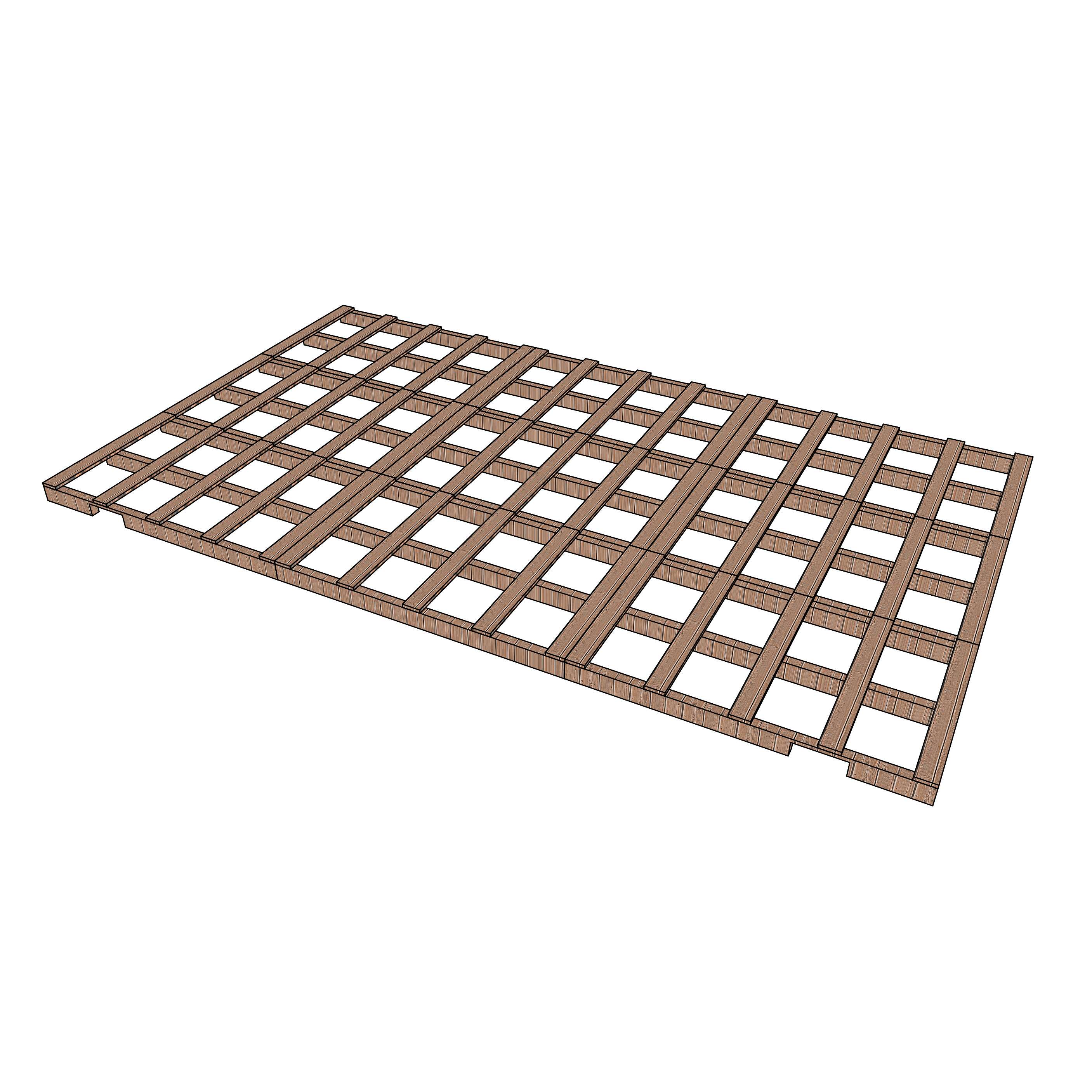 Sport-Thieme Lattenrost "Holz", 500x300 cm, Ohne Stützbügel Unkategorisiert online kaufen