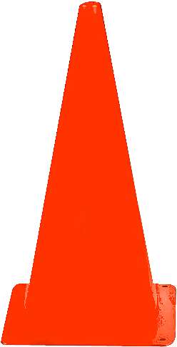 Sport-Thieme Markierungskegel, Orange, 20,5x20,5x37 cm Unkategorisiert online kaufen