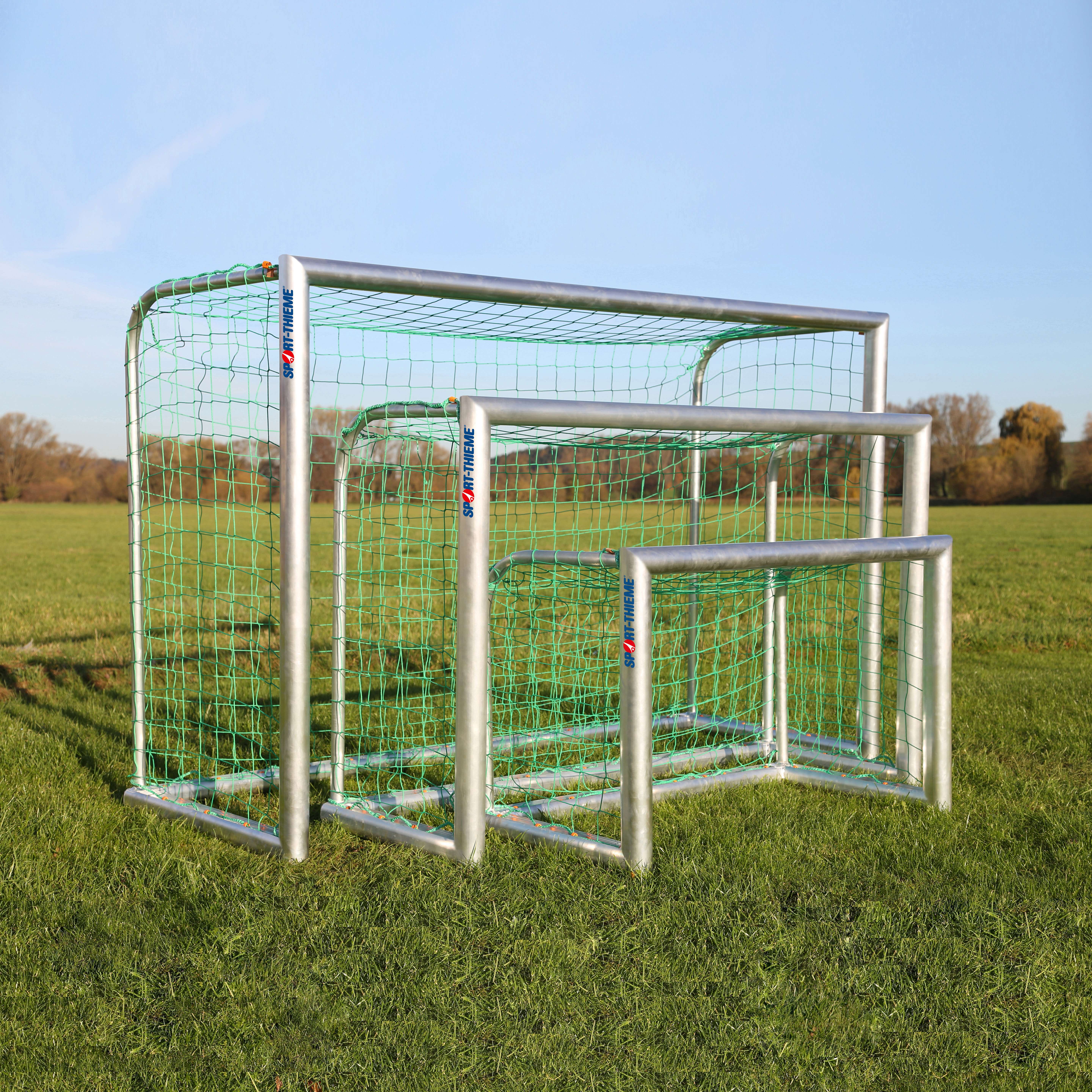 Sport-Thieme Mini-Fußballtor "Professional", Inkl. Netz, blau (MW 4,5 cm), 2,40x1,60 m, Tortiefe 1,00 m Unkategorisiert online kaufen