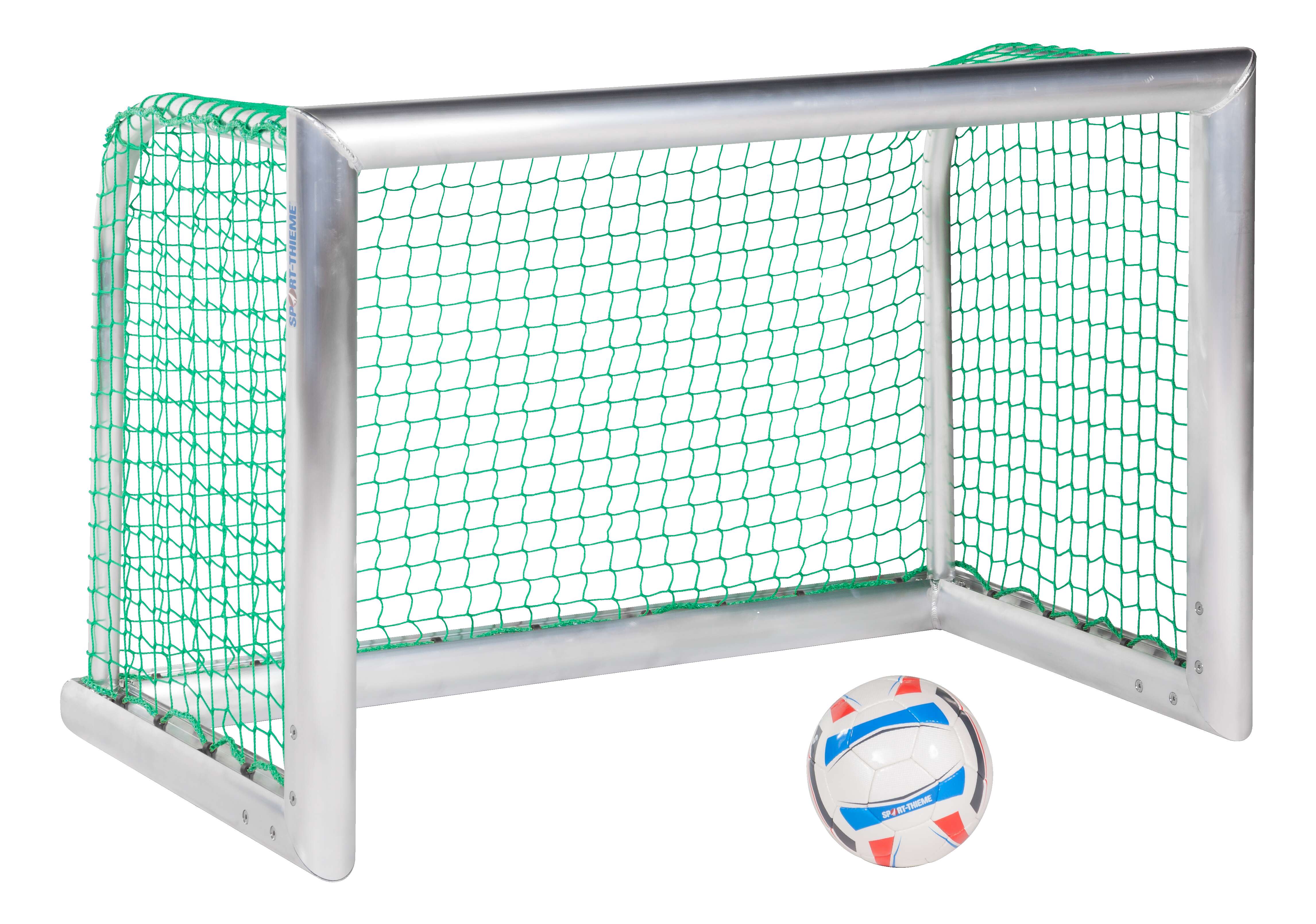 Sport-Thieme Mini-Fußballtor "Professional Kompakt", Alu-Naturblank, Inkl. Netz, grün (MW 4,5 cm), 1,20x0,80 m Unkategorisiert online kaufen