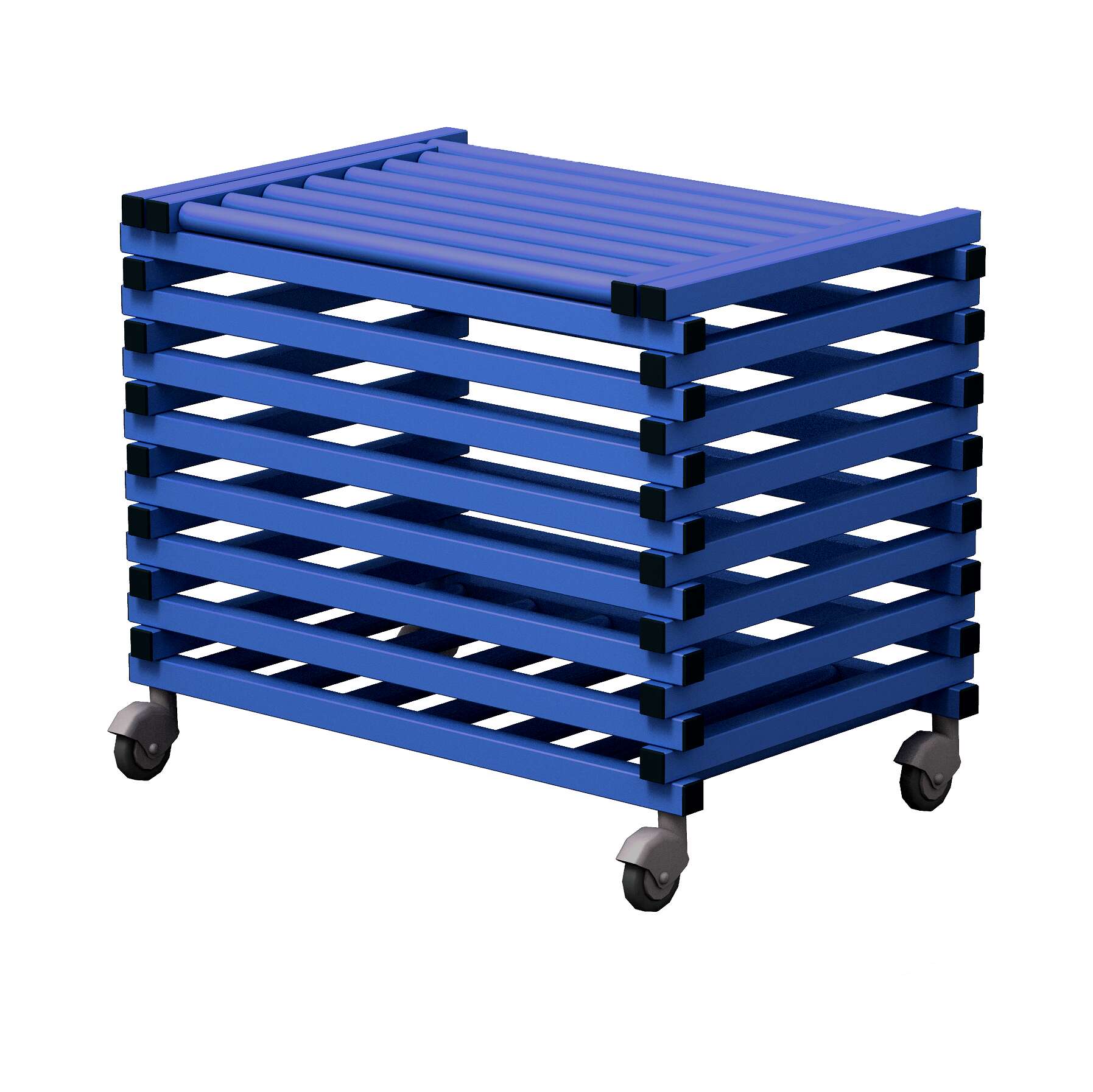 Sport-Thieme Transportwagen by Vendiplas, Blau, Für Kleinteile mit Deckel Unkategorisiert online kaufen