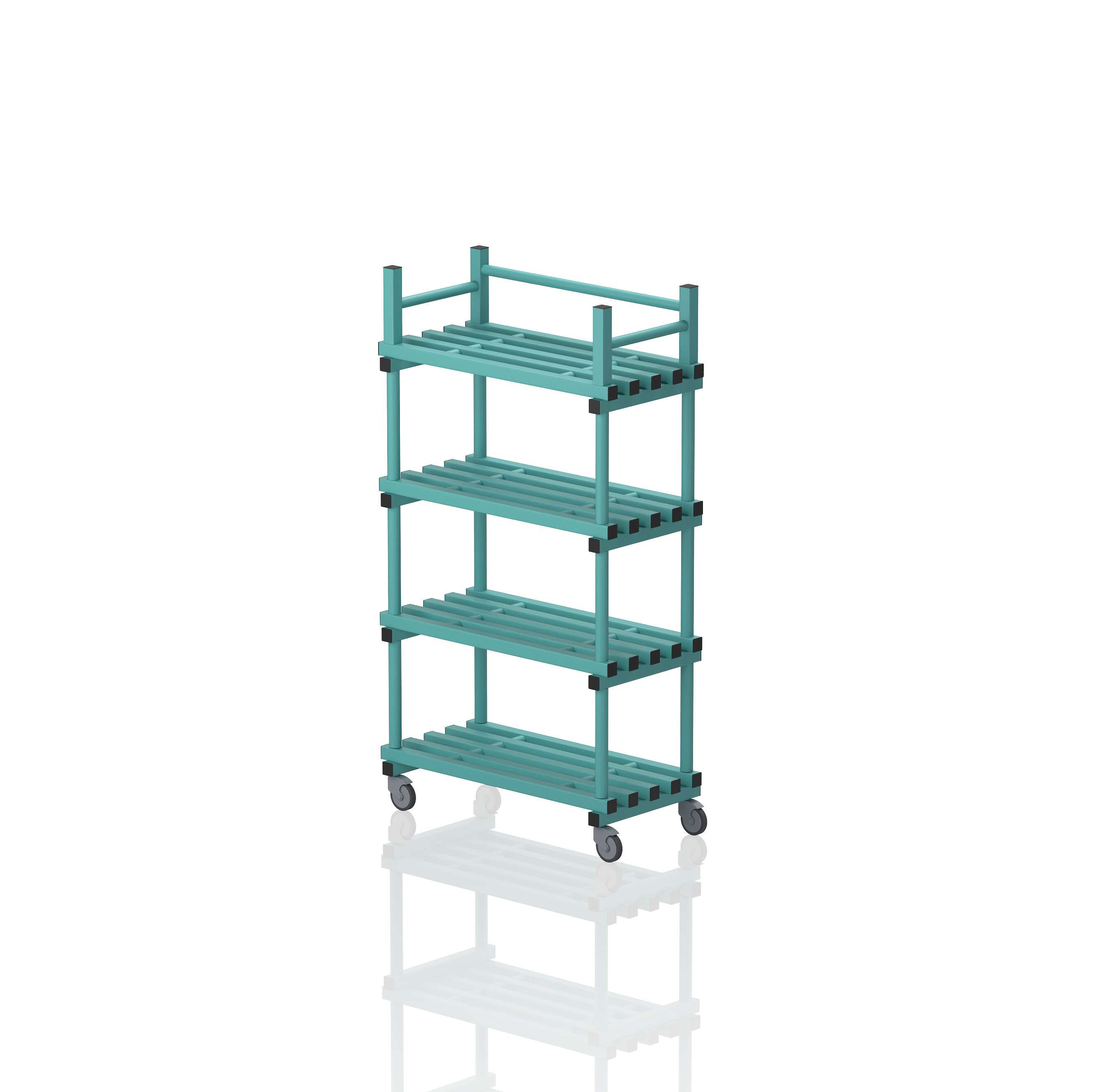 Sport-Thieme Transportwagen mit Rollen by Vendiplas, Aqua, 100x50x184 cm Unkategorisiert online kaufen
