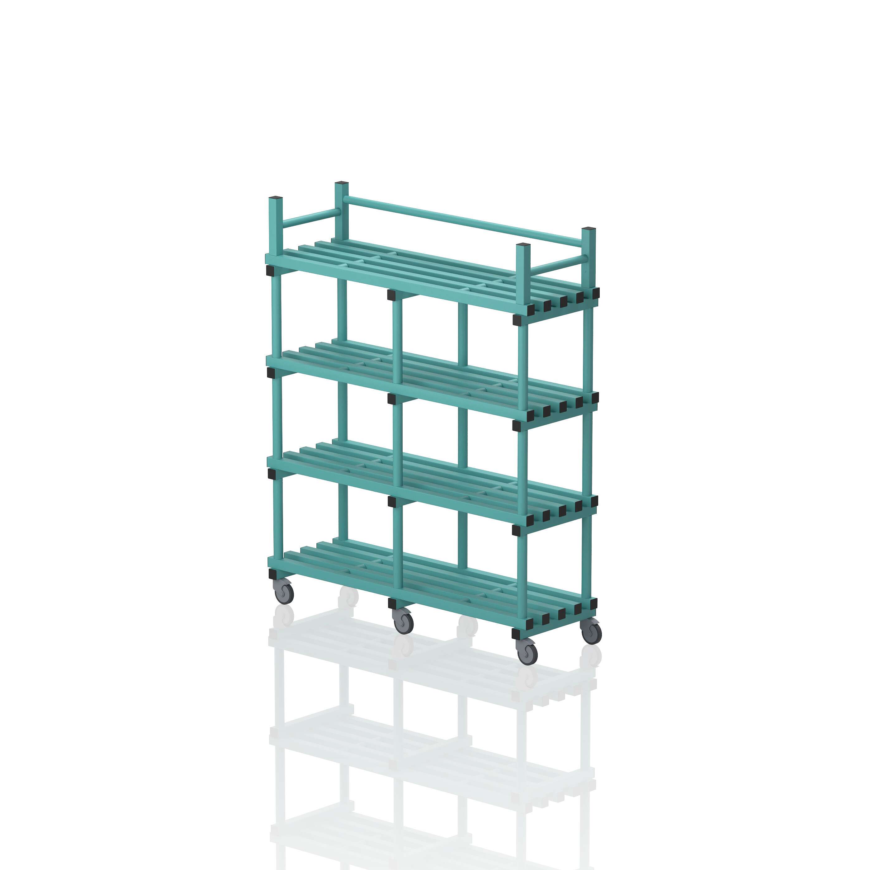 Sport-Thieme Transportwagen mit Rollen by Vendiplas, Aqua, 150x50x184 cm Unkategorisiert online kaufen