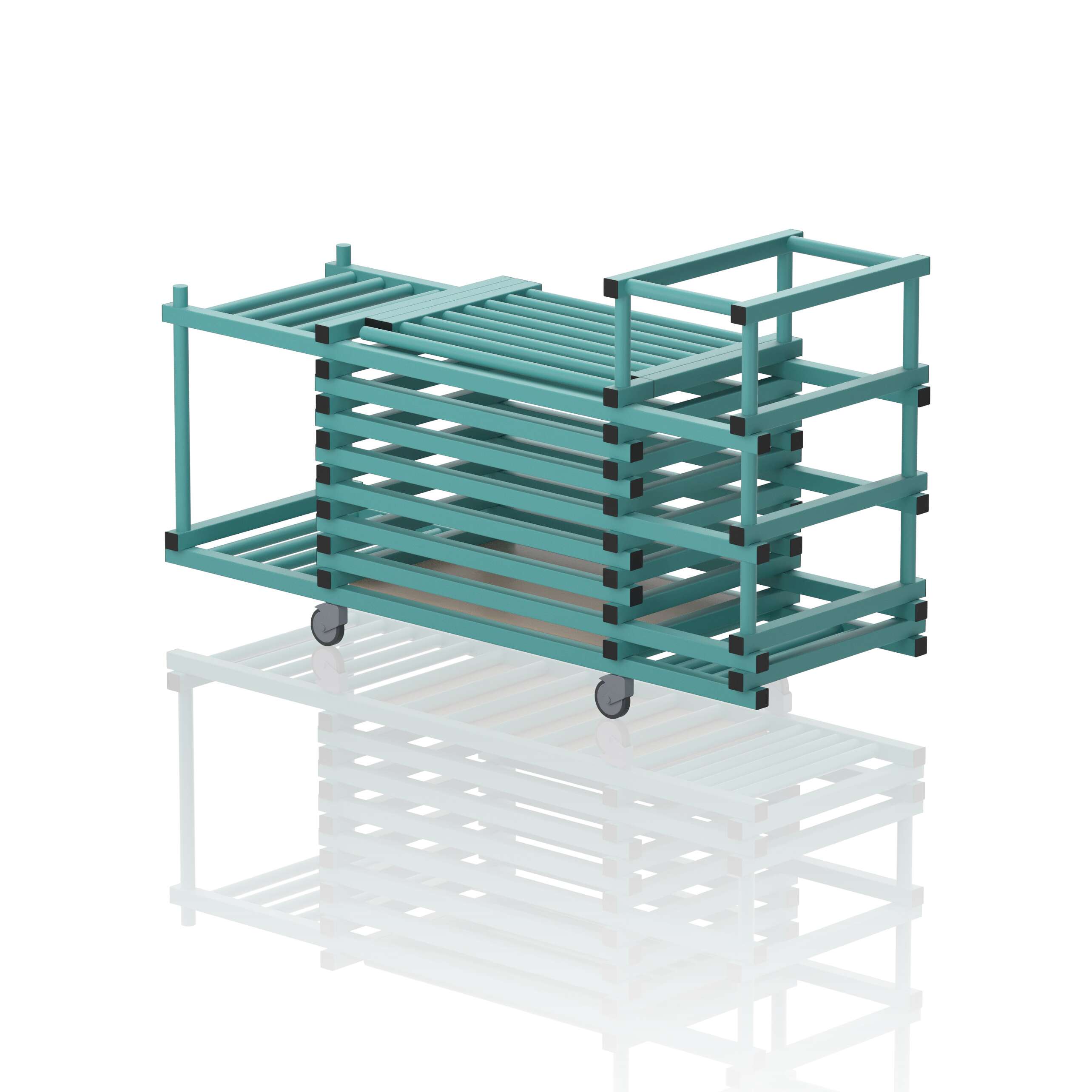 "Sport-Thieme Transportwagen ""Multi"" by Vendiplas, Aqua, Mit Deckel" Unkategorisiert online kaufen