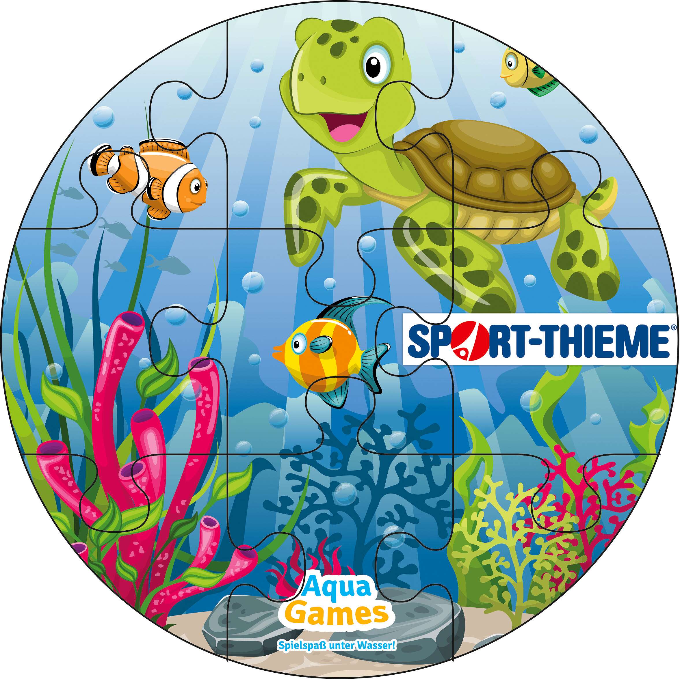 Sport-Thieme Unterwasser-Spiel "Puzzle", Koralle, Rund Unkategorisiert Produktbild